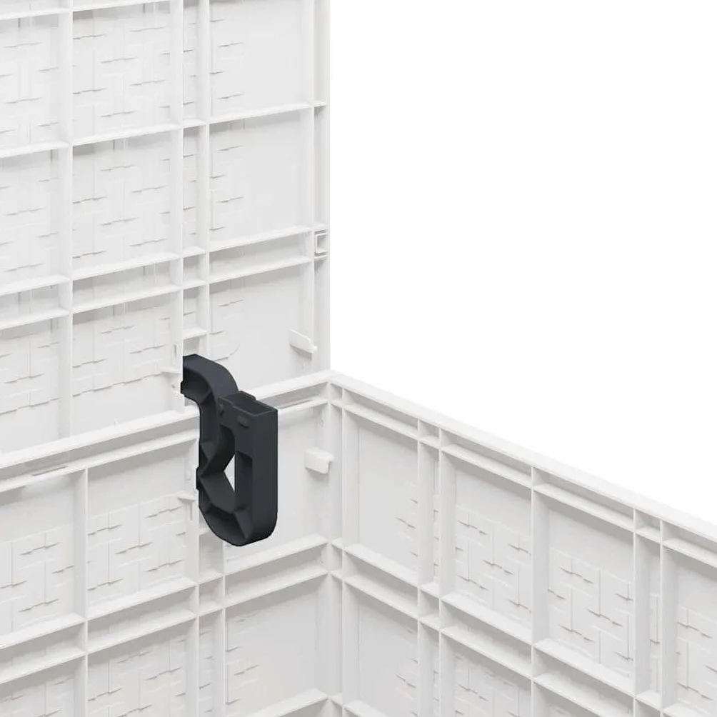 vidaXL Caja de Almacenamiento 55 x 53 x 57 cm Polipropileno, Jardín y terraza, solución Moderna para Almacenamiento, Caja de Muebles Resistente al Clima