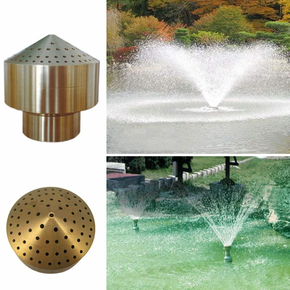 Boquillas para Fuentes de Jardín Latón Boquilla Aspersor Spray Cabeza Boquillas Nebulizadoras Boquilla Pulverizador Agricola (1/2 Pulgada)