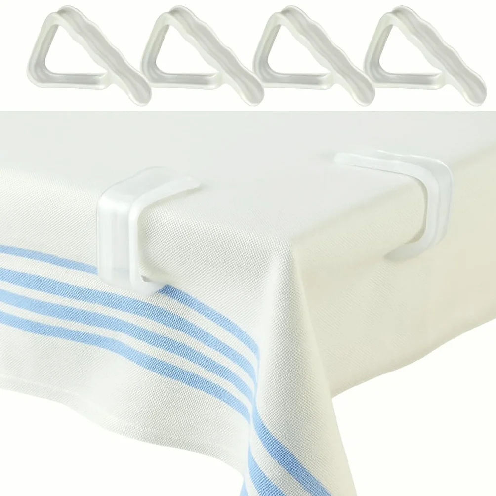 1200 Pinzas Sujeta Manteles para Mesas - Ideal para Exterior (Jardín, Terraza, Restaurante, Camping, Patio) - Clip Plastico para Papel, Hule y Tela