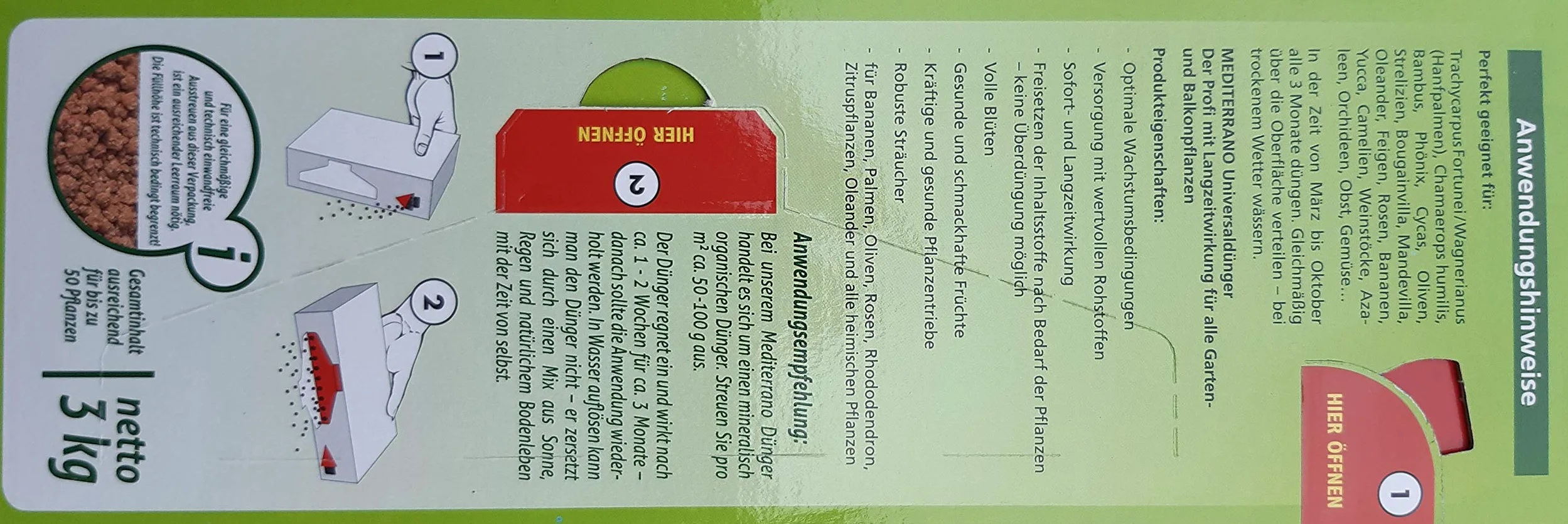 Abono para palmeras 3 kg