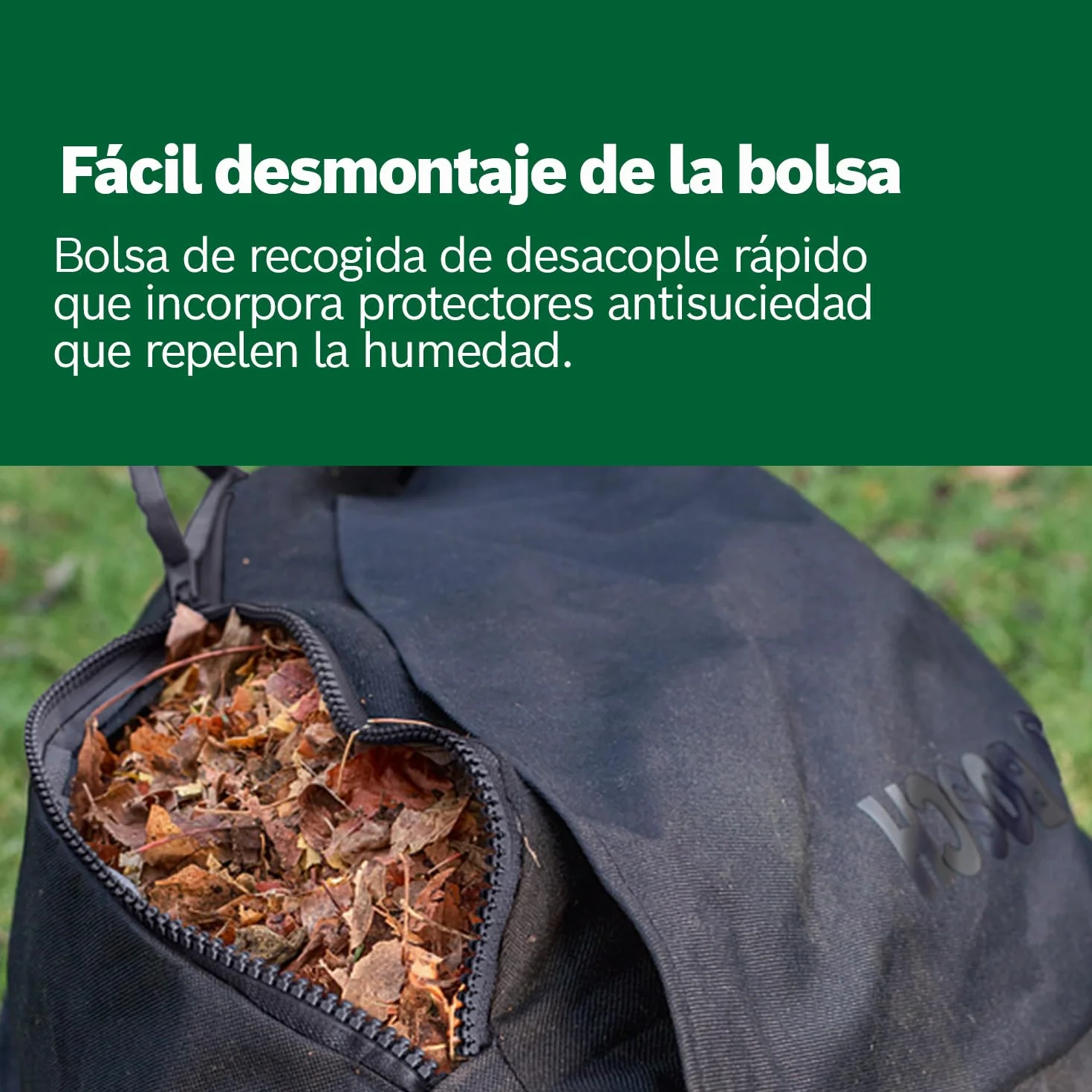 Bosch aspirador y soplador de hojas eléctrico UniversalGardenTidy 3000 (3000 W, bolsa colectora de 50 l, velocidad variable, para soplar, aspirar y triturar las hojas, en caja)