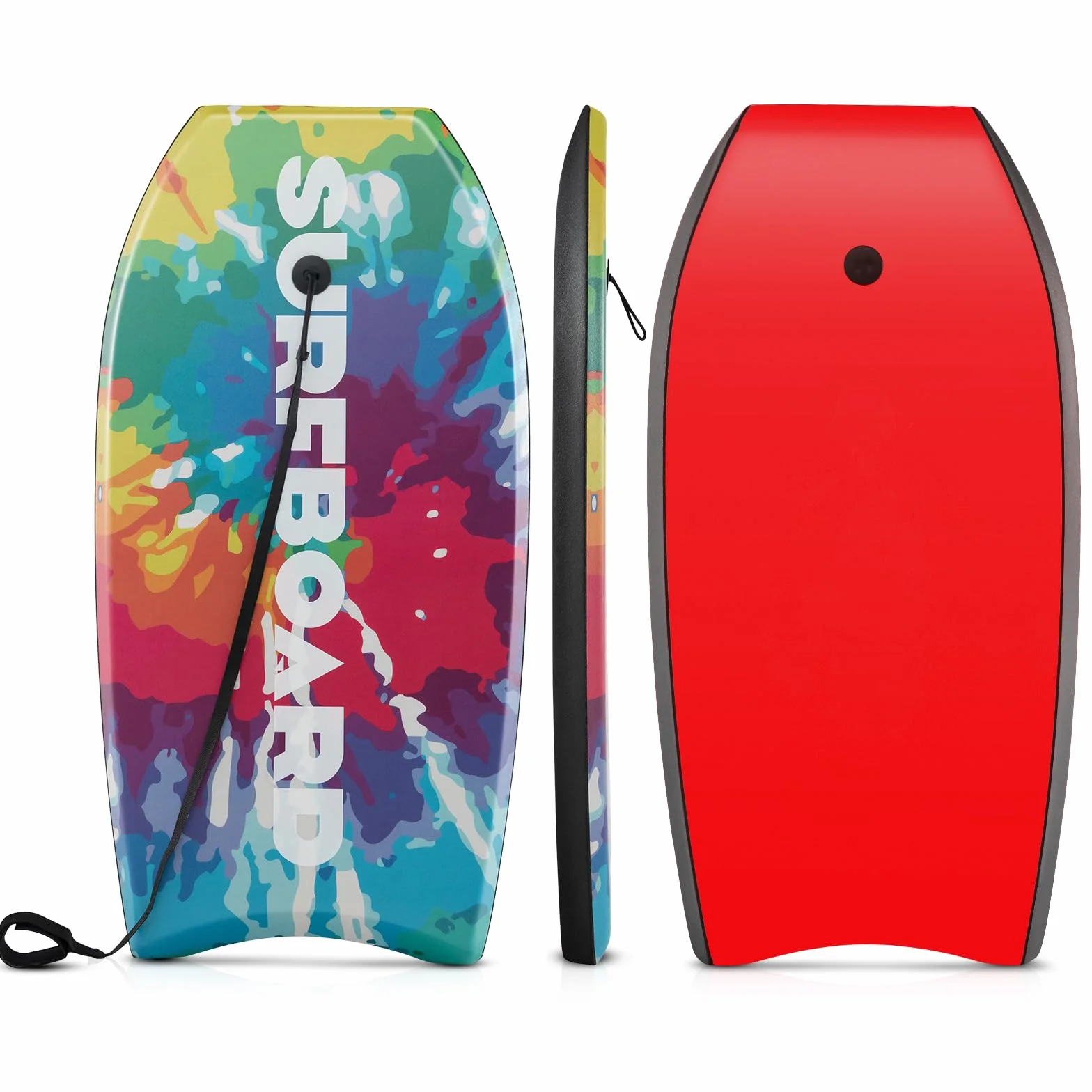 GOPLUS Tabla de Bodyboard Ligera con Deck XPE, Fondo HDPE, Núcleo EPS para Niños y Adultos