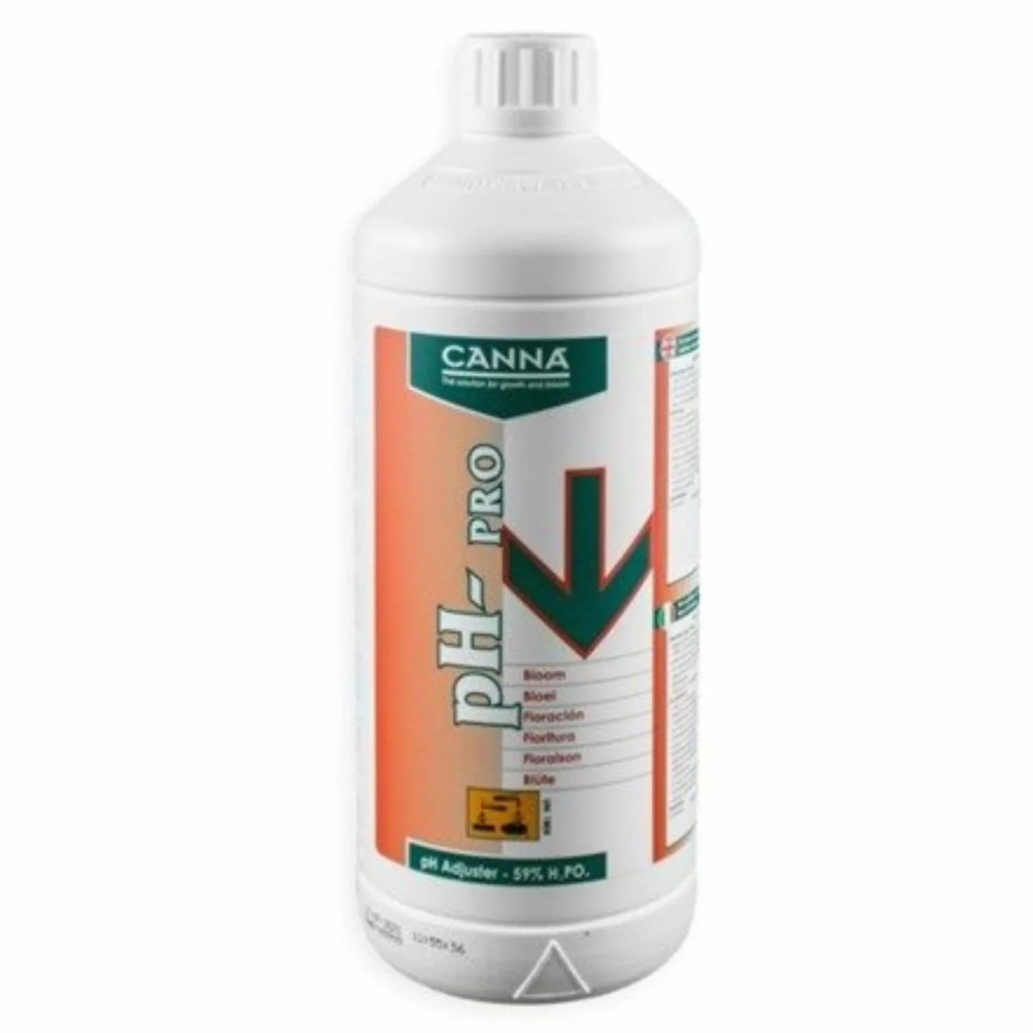 GROWMANIA Fertilizante PH - Bloom de Canna 1 L | Fertilizante Regulador de PH para Plantas y Cultivos Fase de Floración