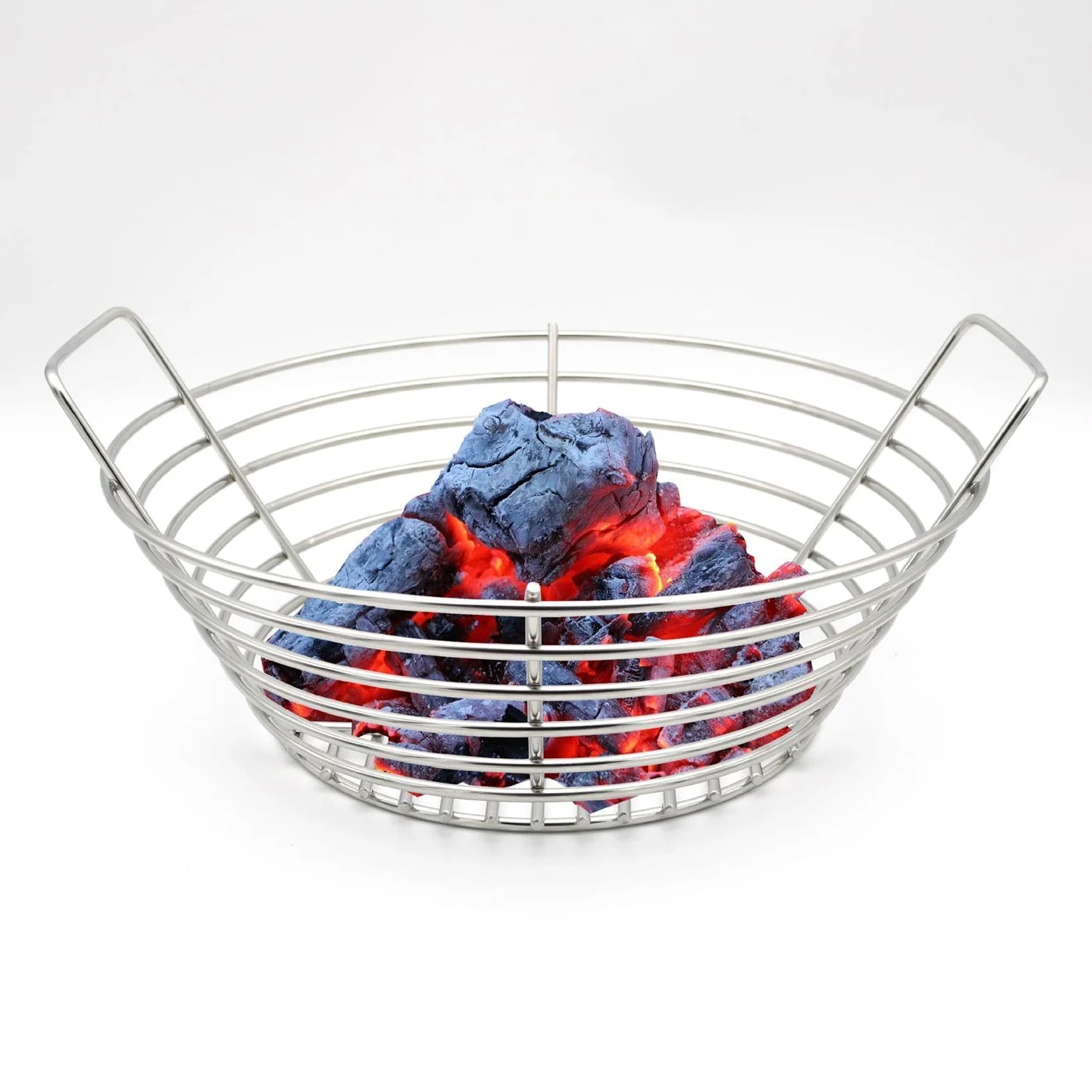 Sharplace Cesta para Cenizas de Parrilla, Colector de Cenizas, Resistente a Temperaturas, Bandeja para Accesorios de Ahumadores de Parrilla, Acero Inoxida