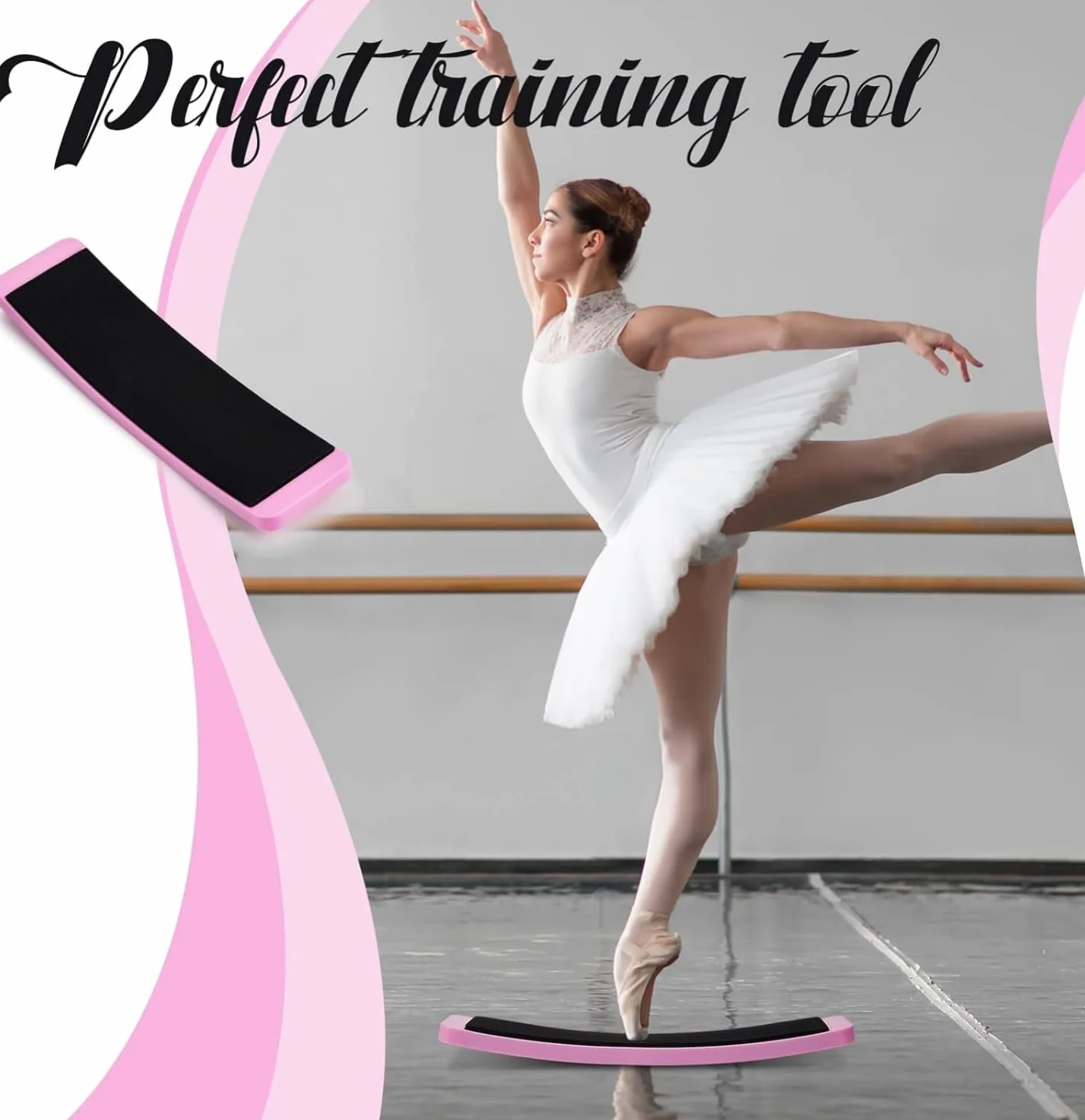 Tabla giratoria para ballet, patinaje artístico redondo, entrenamiento equilibrio pies