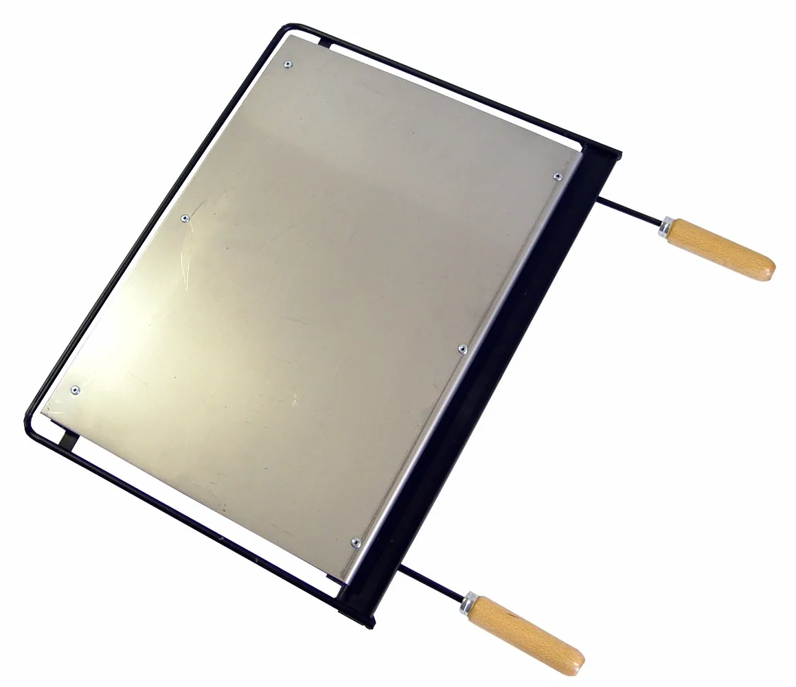 Imex El Zorro – Plancha Barbacoa Hierro | 68x41 cm | Superficie Amplia y Resistente para Carne, Pescado y Verduras | Compatible con Barbacoas de Carbón, Leña y Gas