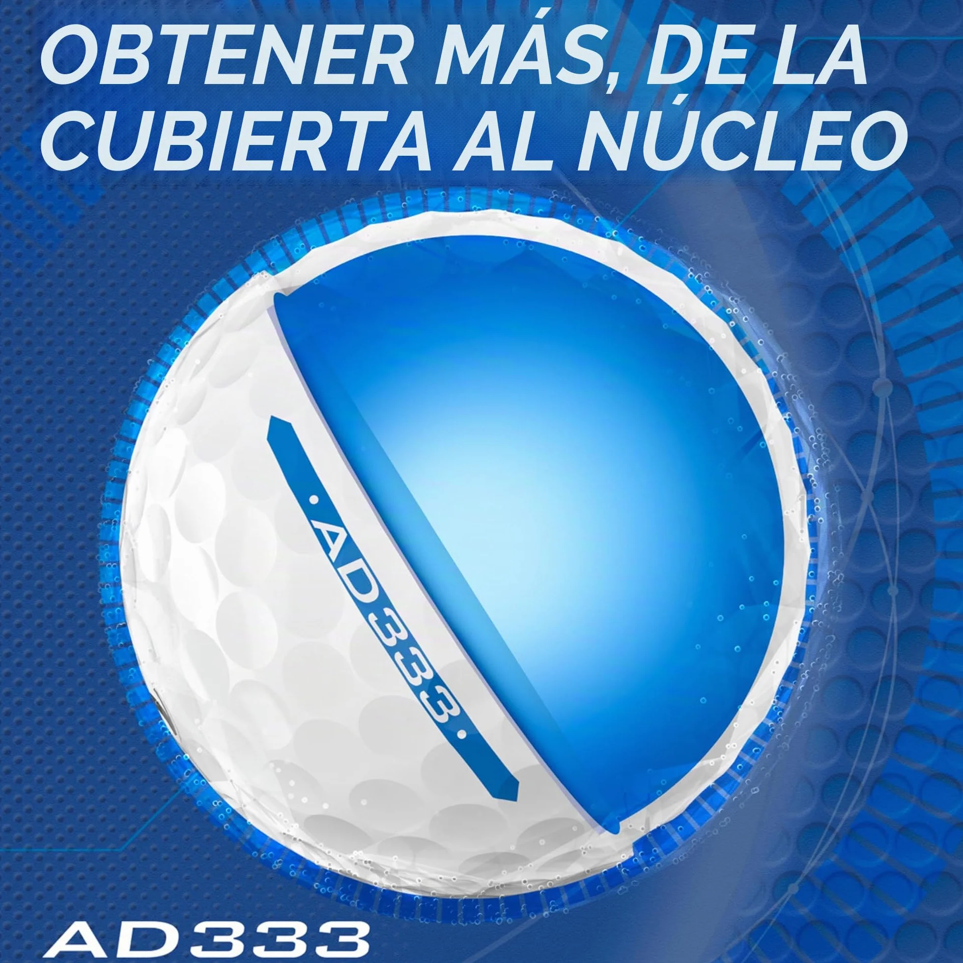 Srixon AD333 Pelotas de Golf Larga Distancia Tacto Suave Control Excepcional Caja 12