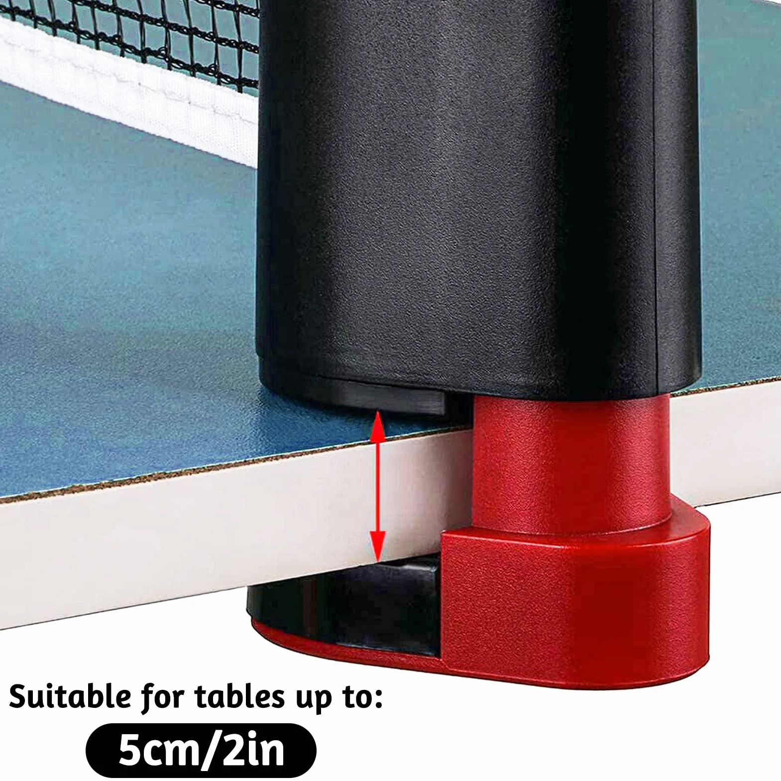 Red de Ping Pong Extensible Portátil para Mesa Familiar
