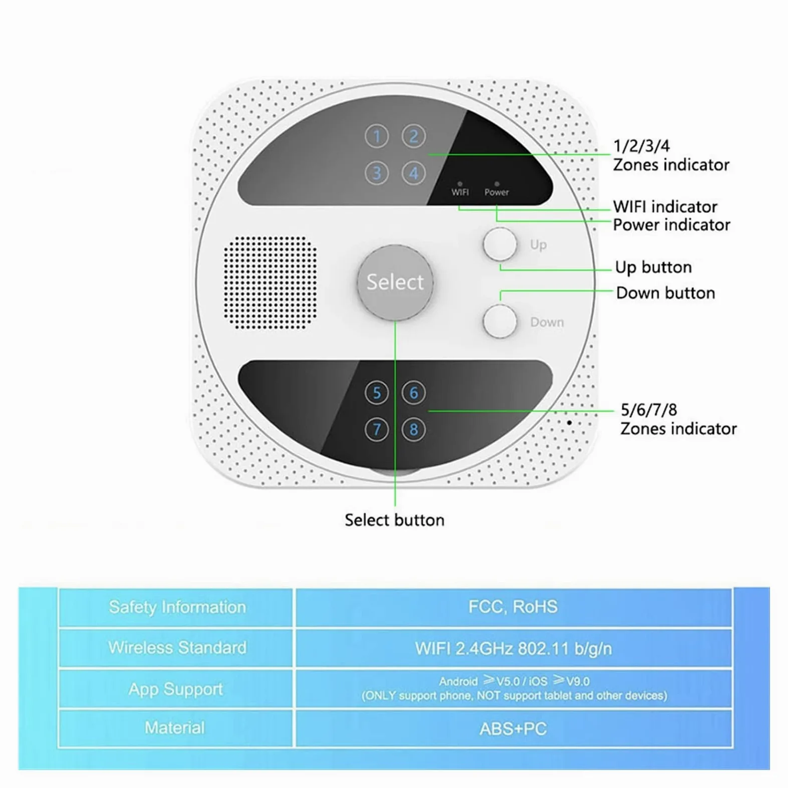 Controlador de irrigación por voz inteligente WiFi Sistema riego la válvula solenoide del sistema jardín Temporizador App, ajuste volumen agua tiempo Para uso doméstico | 6 Way