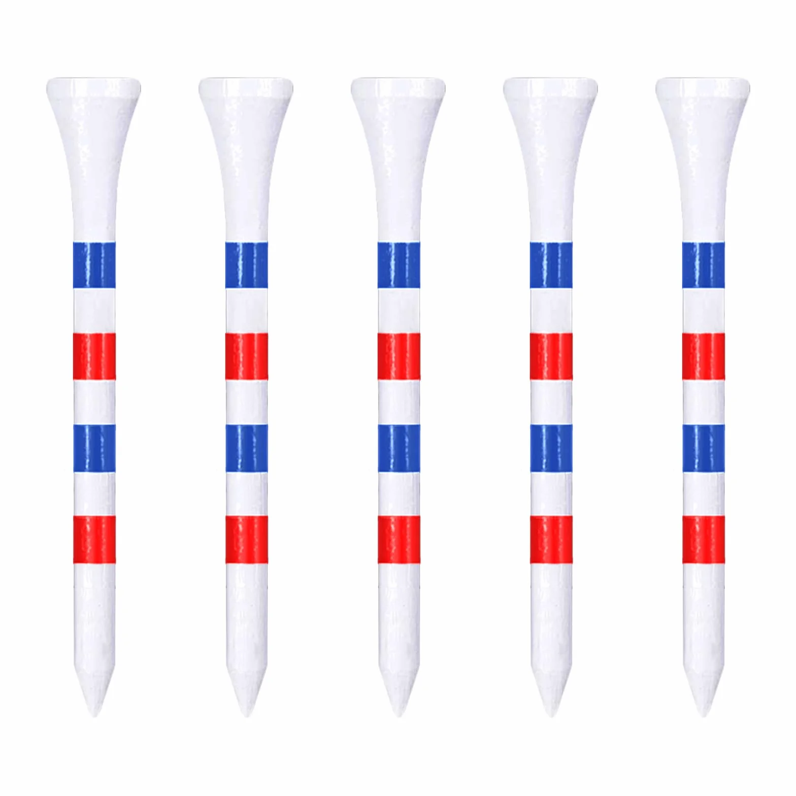 Golf Tees Madera Bambú 38mm 70mm 83mm Paquete 100 Piezas