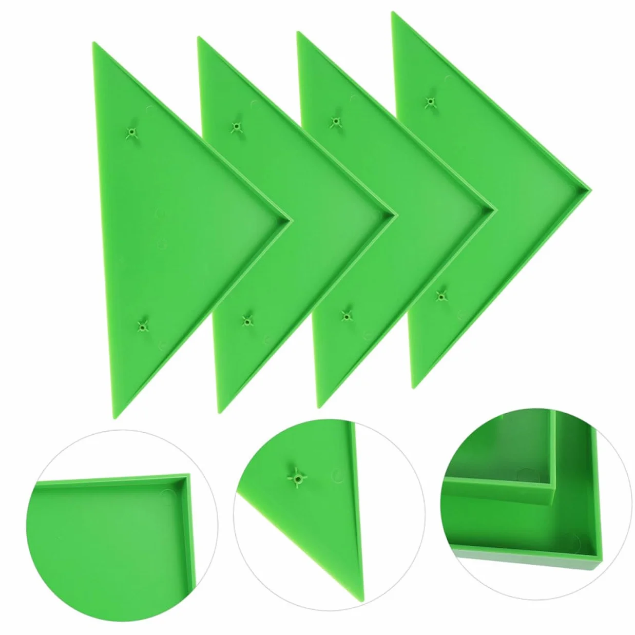 ERINGOGO Protectores Esquinas Triangulares para Mesa Futbolín Accesorios Plástico Duraderos