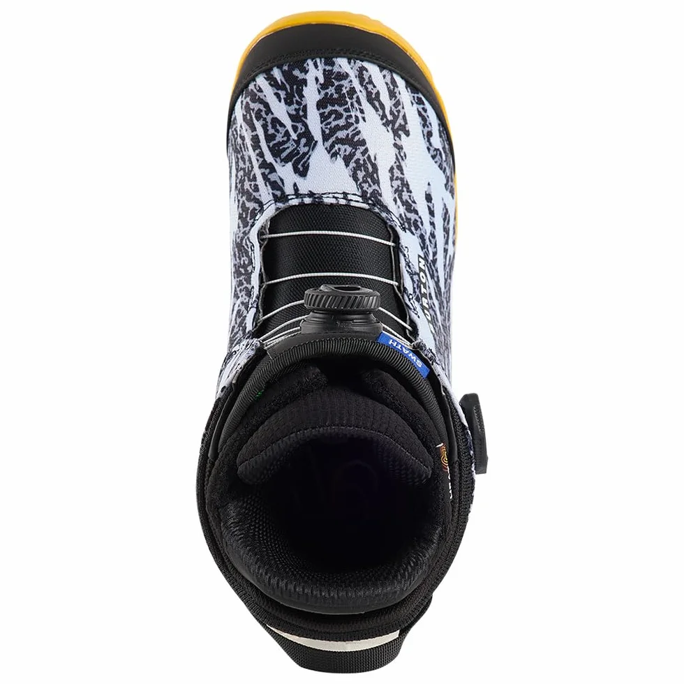Burton Botas de Snowboard Swath Boa Zebra Goldenrod Hombre Amarillo