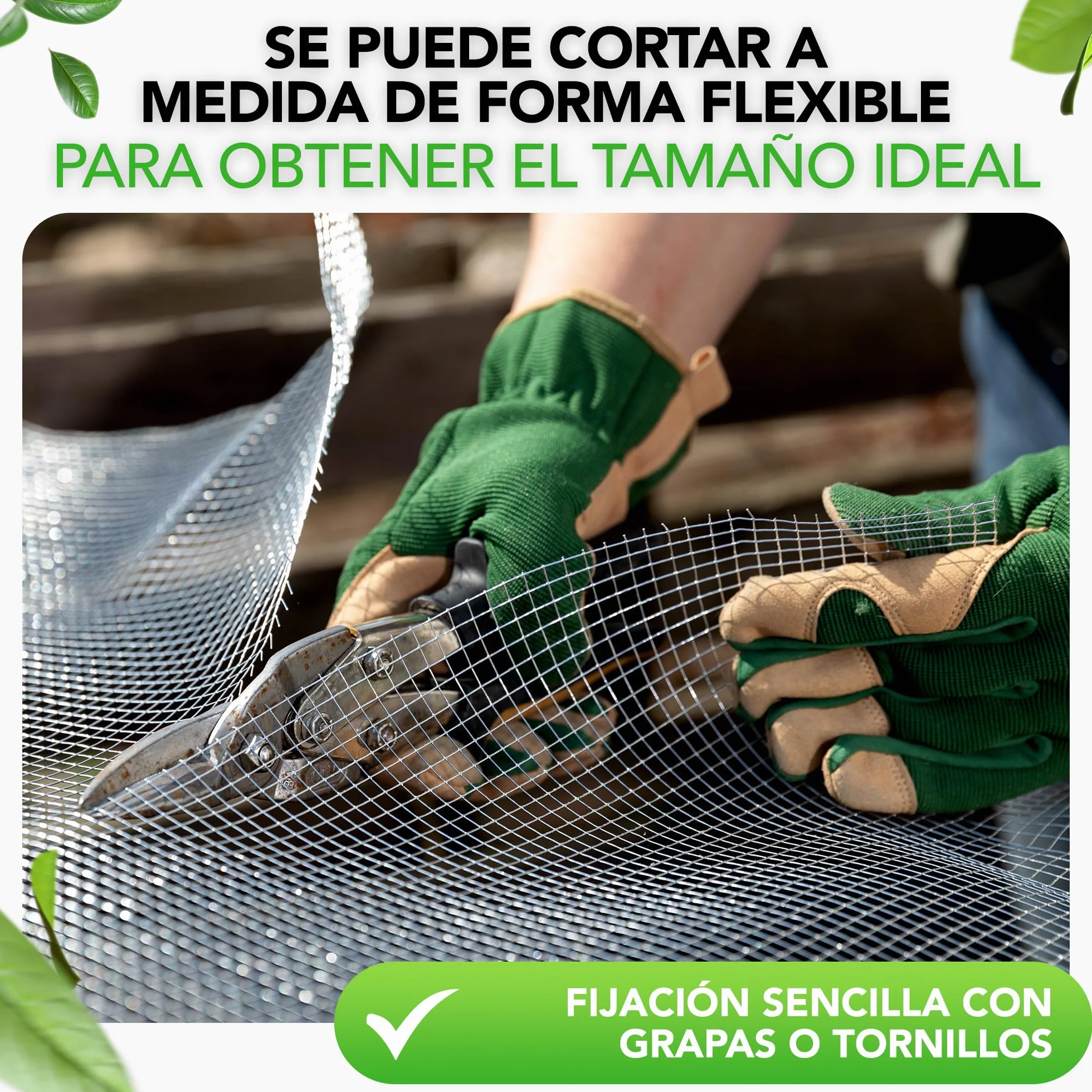 LAINFELD Rejilla de Alambre de Malla Fina | 5 x 1 Metro | Rejilla para roedores para bancales Altos con Malla de 6,3 mm | Alambre para Conejos para aviarios