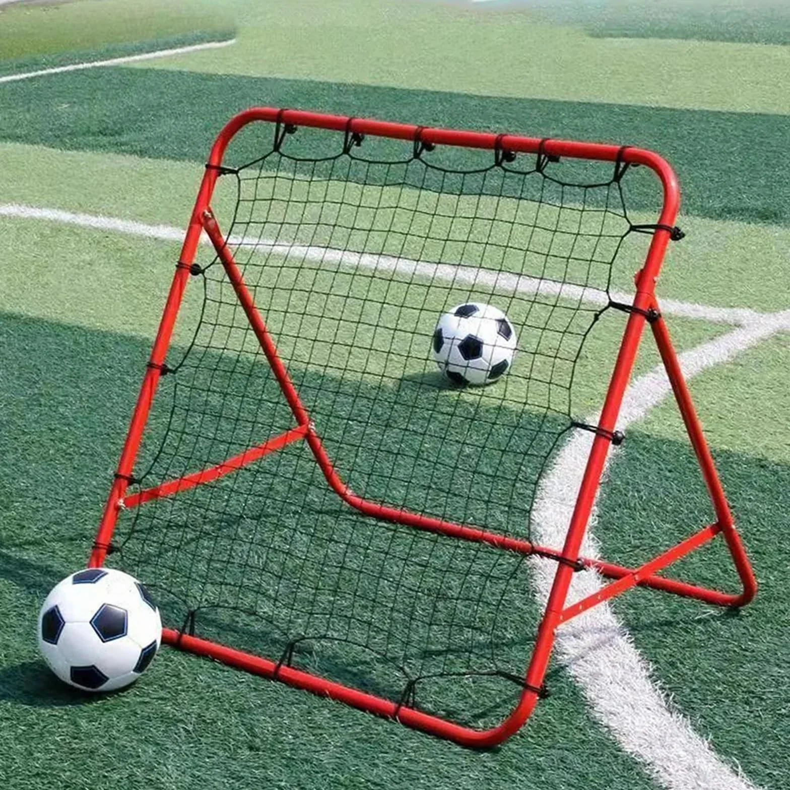 Red de Rebote para Fútbol con Cuerdas Elásticas para Entrenamiento de Niños y Adolescentes