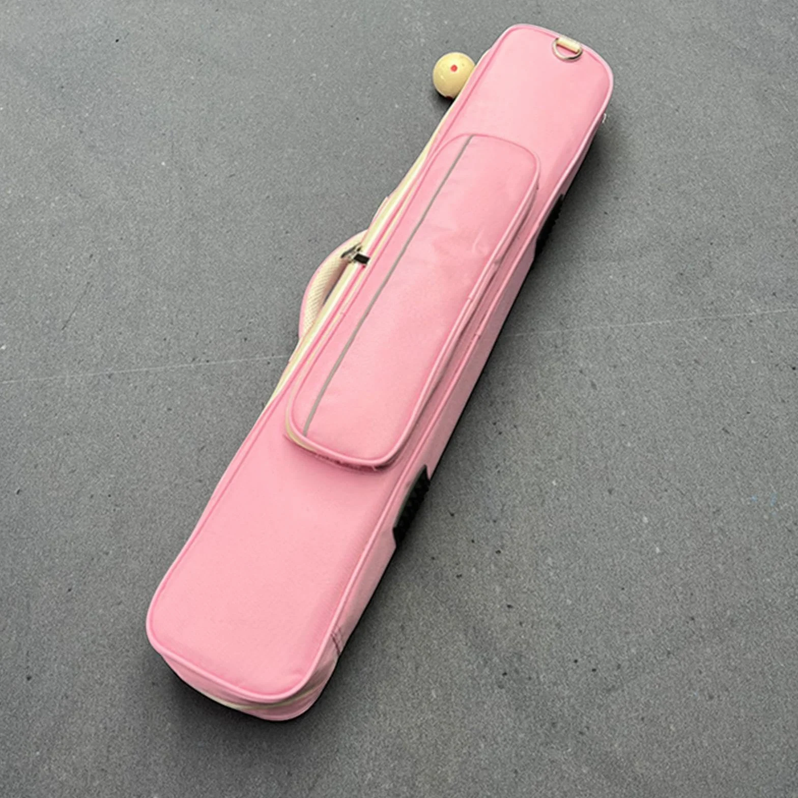 Baoblaze Estuche para Tacos de Billar, Bolsa con Cremallera 1/2 Pulgada, Rosa
