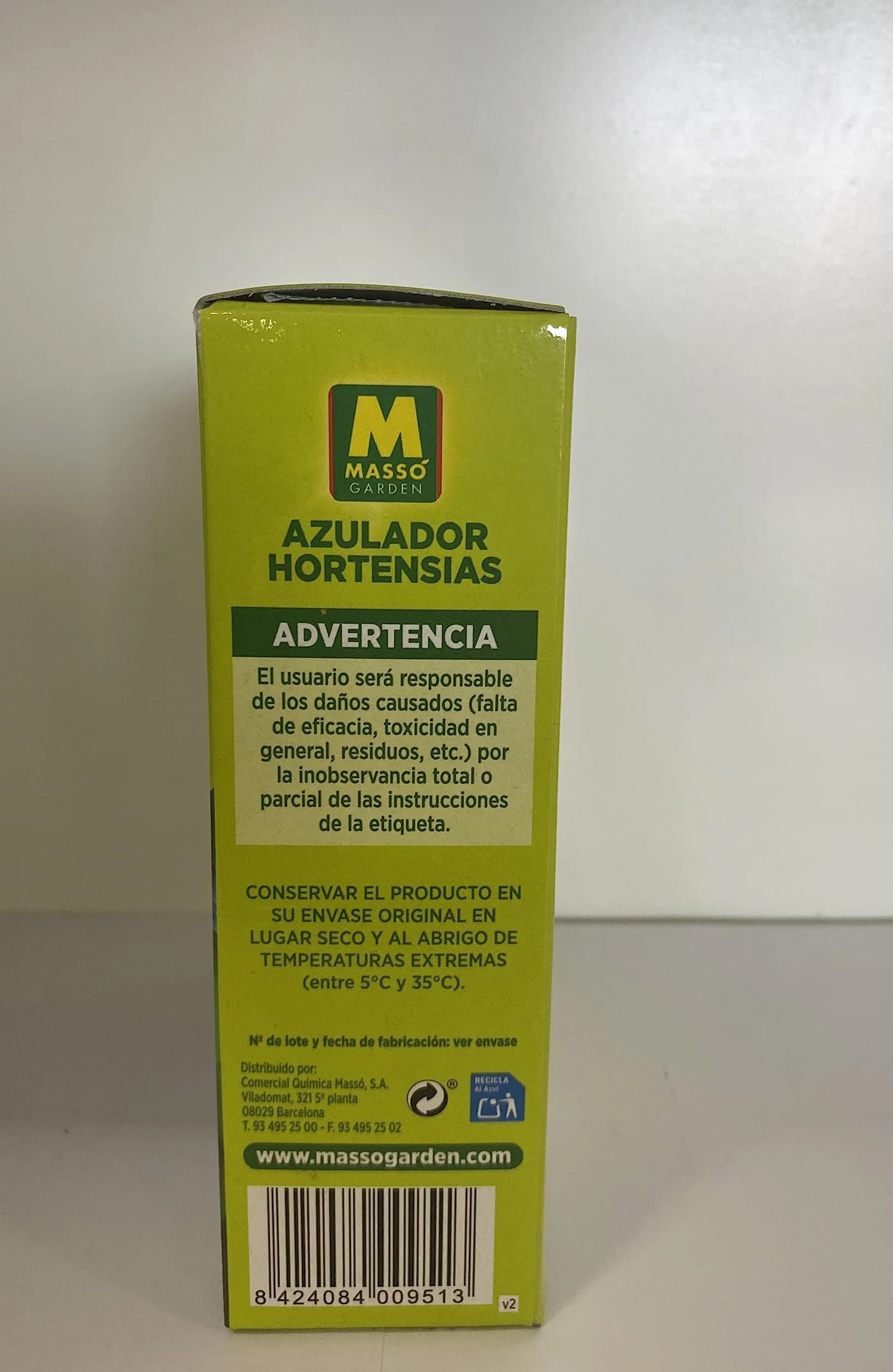 MASSO AZULADOR HORTENSIAS 200G