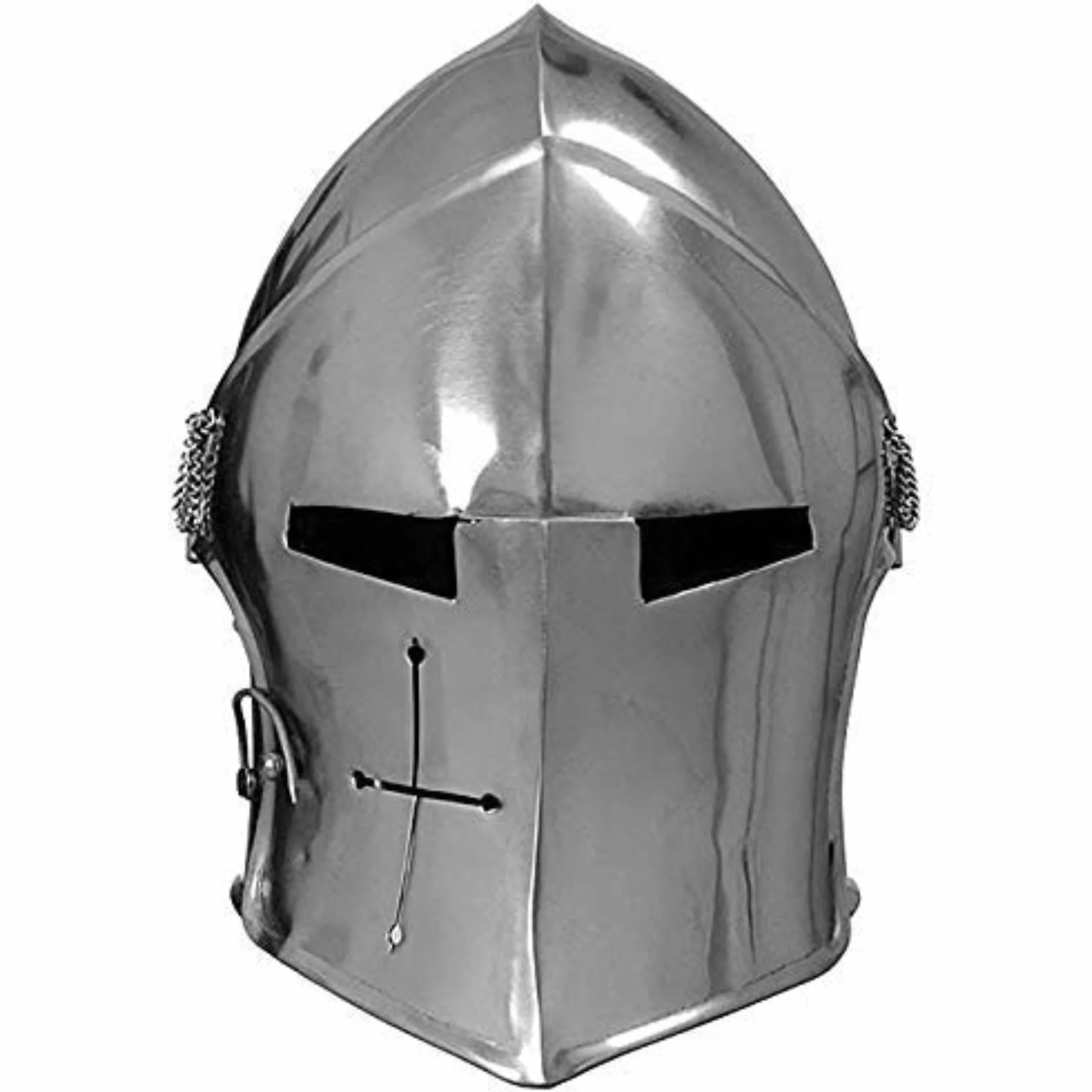 Medieval Replicas Barbuta Casco Caballeros Templarios Crusader Armour Acero
