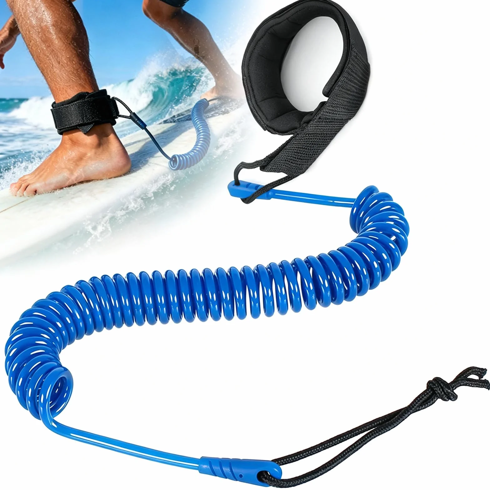 Leash de Surf, Correa para Tabla de Surf, Correa de SUP Hinchable