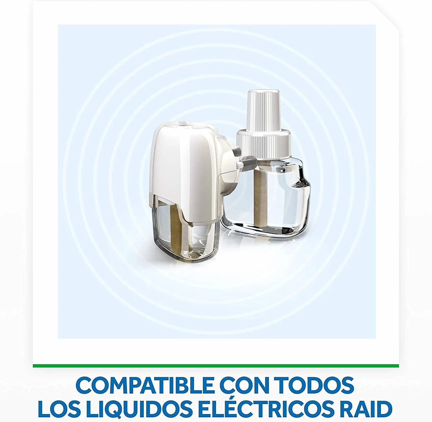 Raid - Recambio para difusor eléctrico anti mosquitos comunes y tigre, 3 x 45 noches (Pack 3 recambios, 135 noches) )