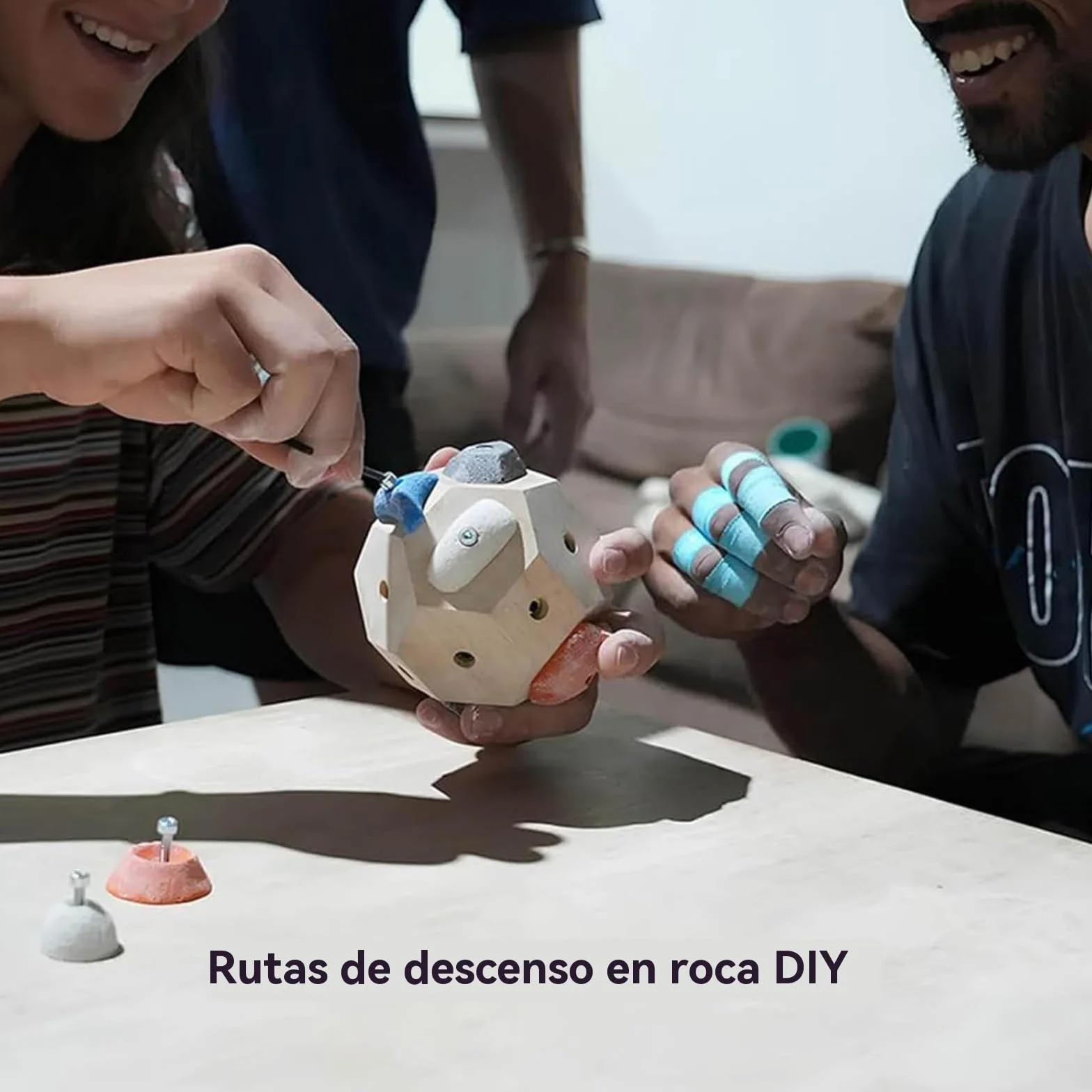 Bloque de Boulder Hecho a Mano - Bola 3D de Entrenamiento para Escalada