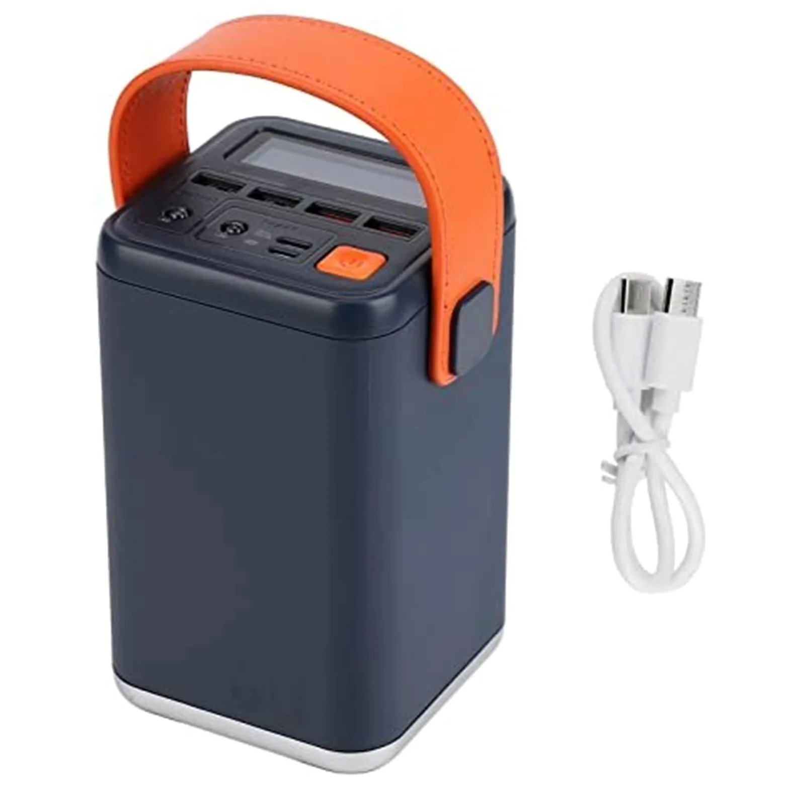 Central Eléctrica con Batería De Litio De 60000 MAh: Carga Rápida Bidireccional Portátil For Acampar Al Aire Libre Y Apagones De Emergencia(B)