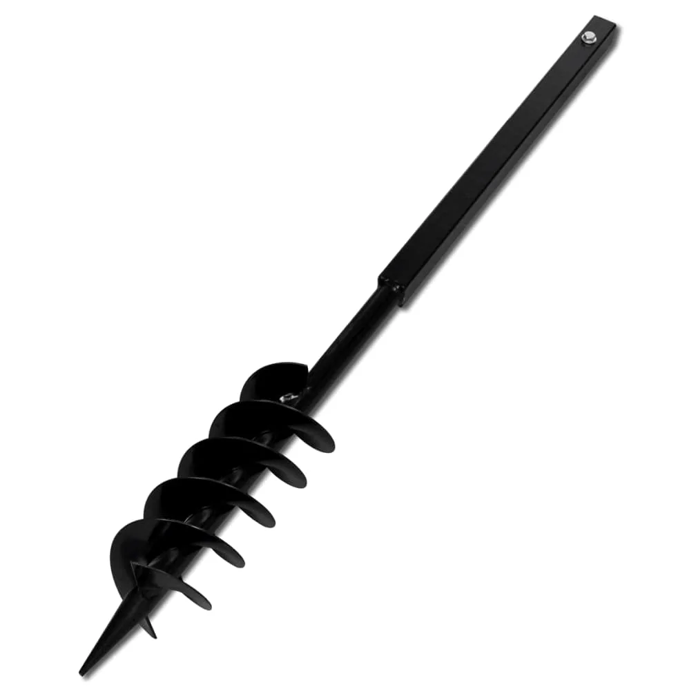 INLIFE 270519 - Broca para tierra con mango (100 mm, tubo de extensión de 5 m, 8,55 kg)
