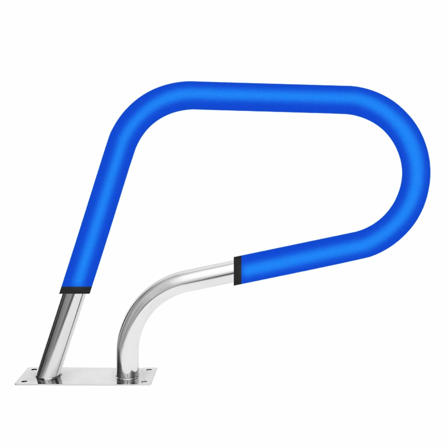 81 x 58 cm, pasamanos de acero inoxidable 304, pasamanos para escaleras, barandilla para piscina, pasamanos con cubierta de asa, 120 kg, diámetro del tubo de 4,2 cm, para piscinas, escaleras