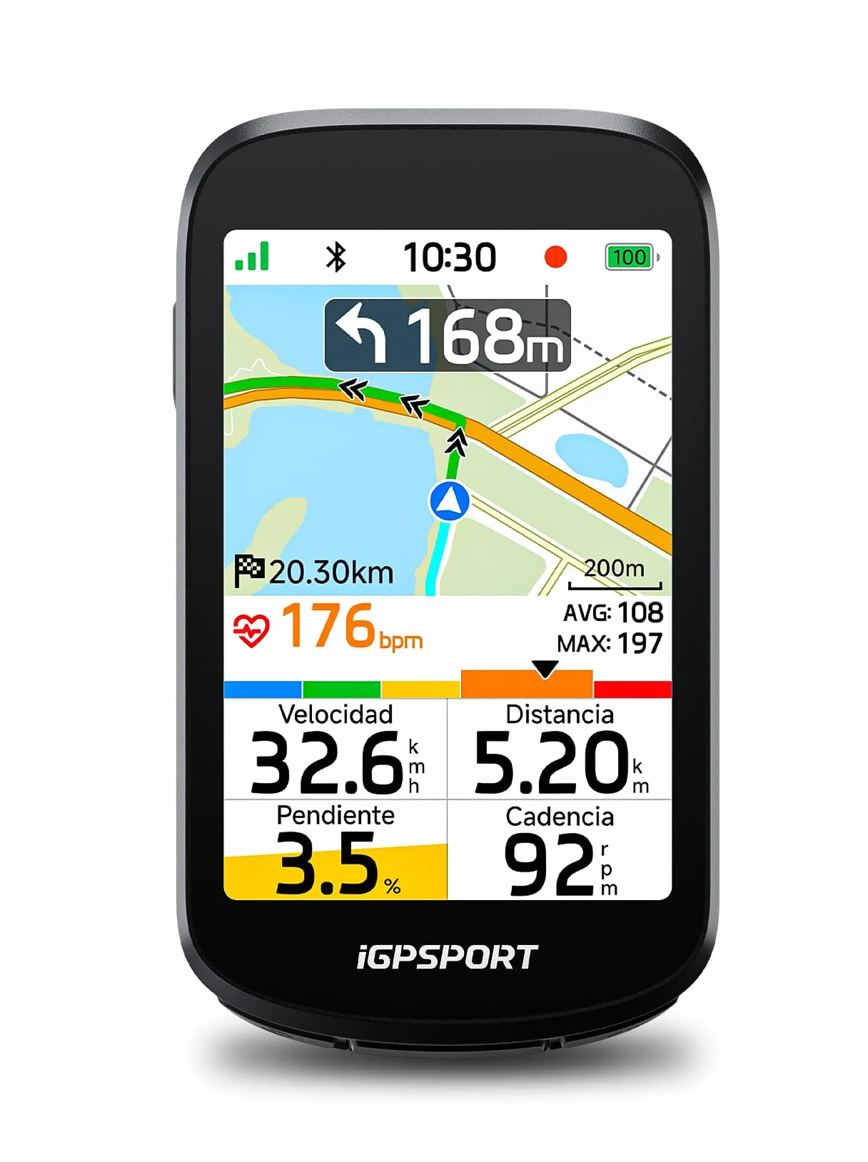 iGPSPORT BSC500 Ciclocomputador GPS Bicicleta Pantalla Táctil 3,3" Navegación Boz Timbre Electrónico Entrenamiento 32GB