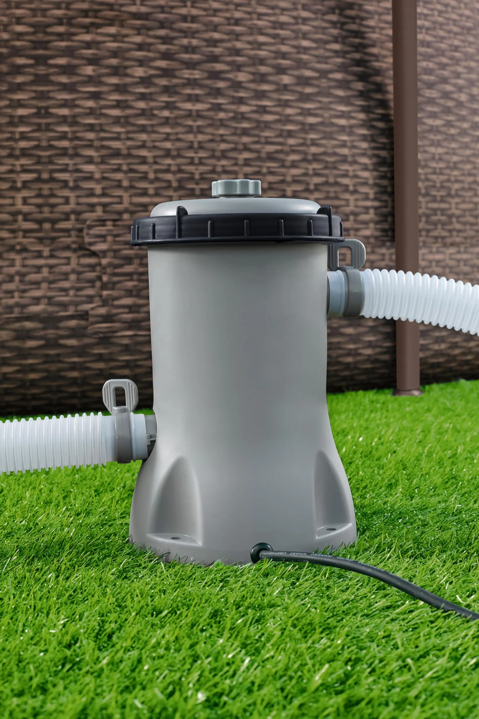 BESTWAY Depuradora de Filtro de Cartucho de 2.006 litros/hora 18,5x17,5x27,5 cm Gris