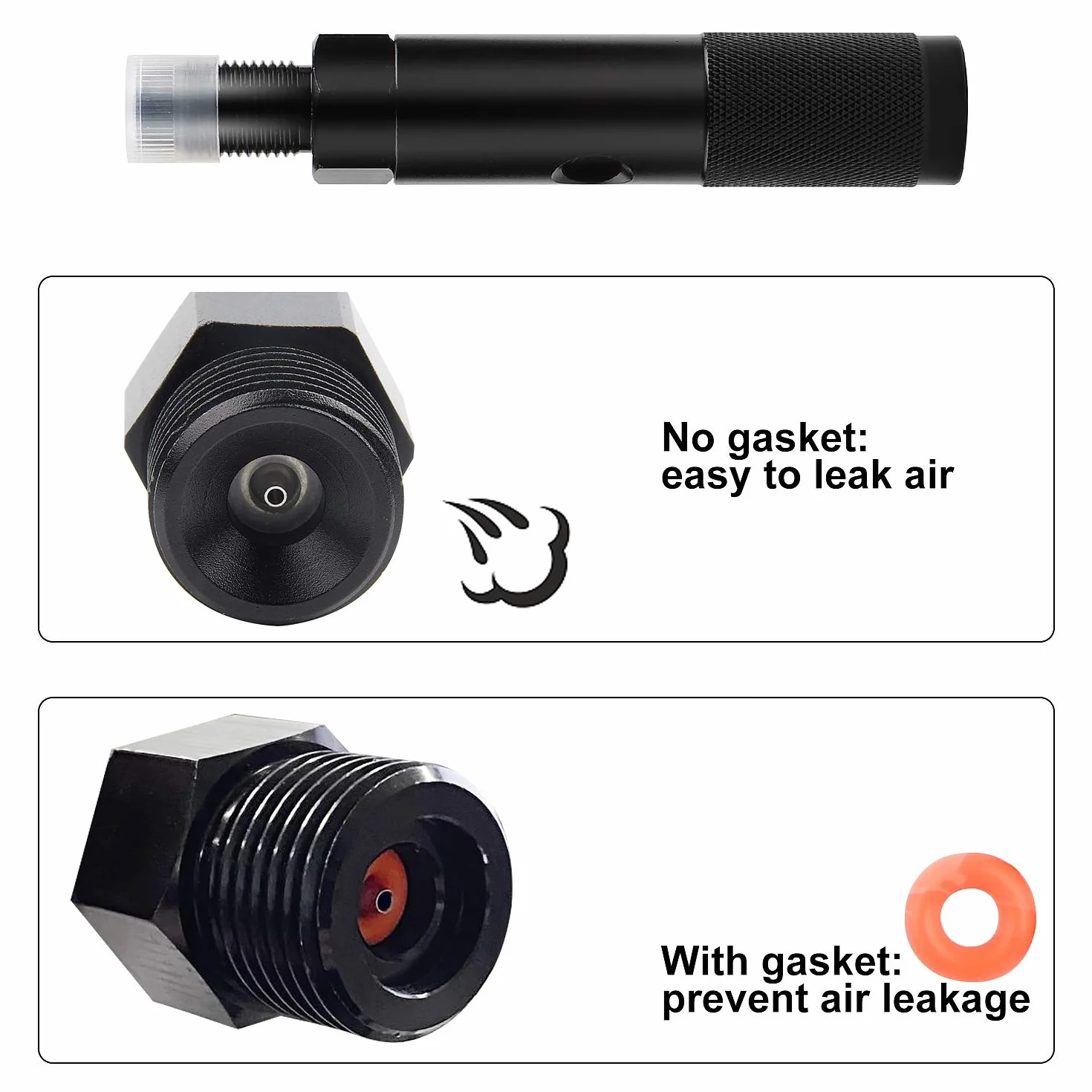 CPROSP Adaptador de Cambio Rápido de Paintball 12g para Cápsulas M16