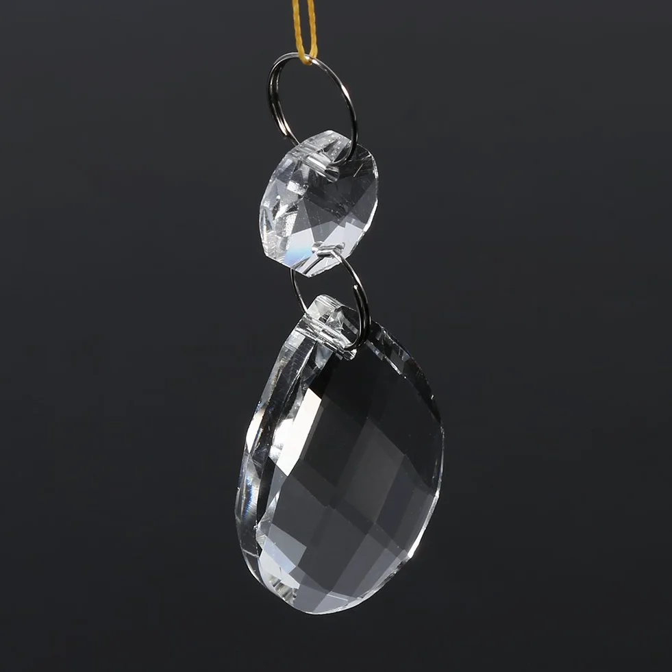 20 Piezas Transparente Atrapasoles Cristal Colgante, Estéticamente Brillo Lagrimas De Cristal Cristales De Lámpara De Araña Lagrimas De Cristales Repuestos Cristals Lamparas para El Hogar Oficina