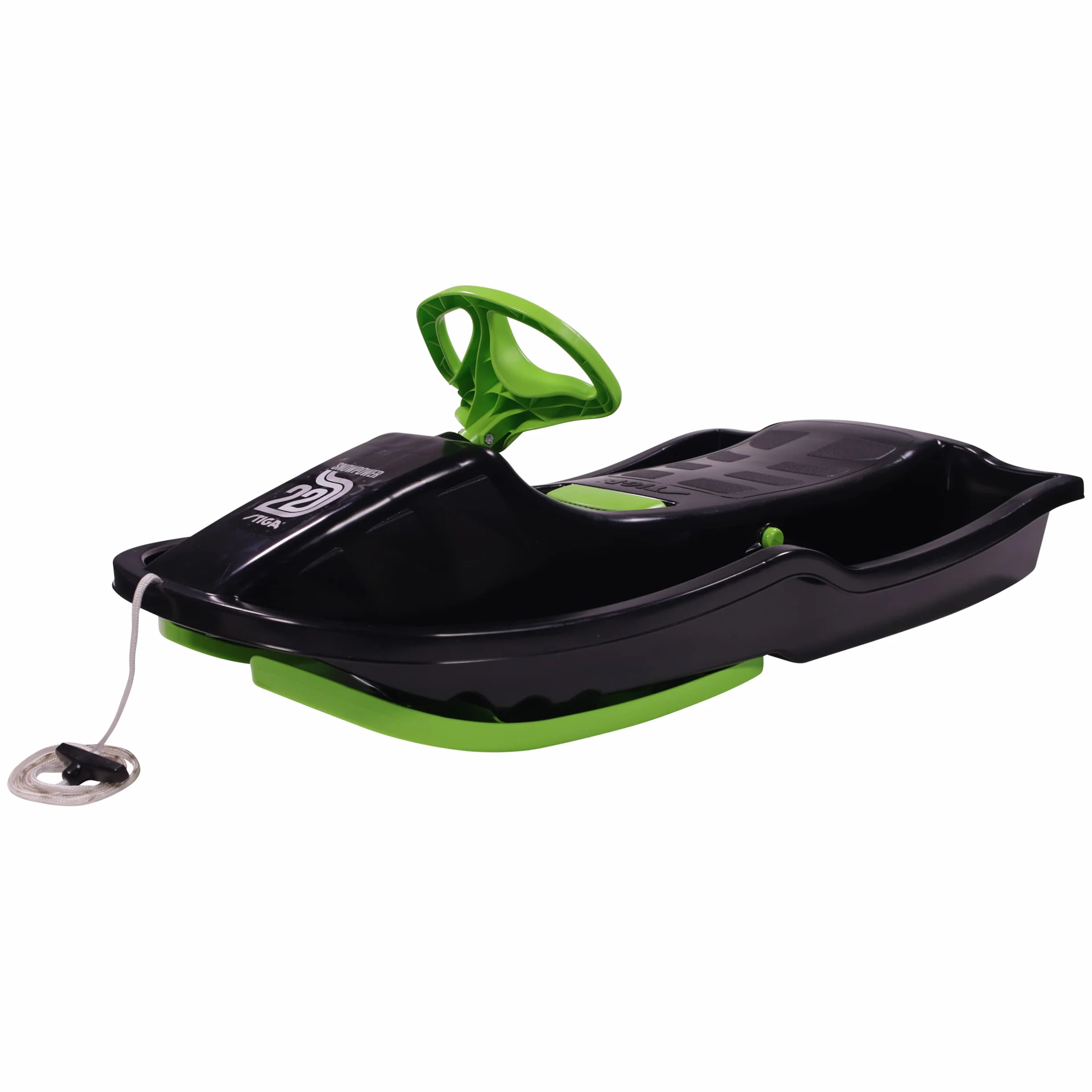 STIGA Snowpower Trineo con Volante y Freno para Niños a Partir de 5 Años