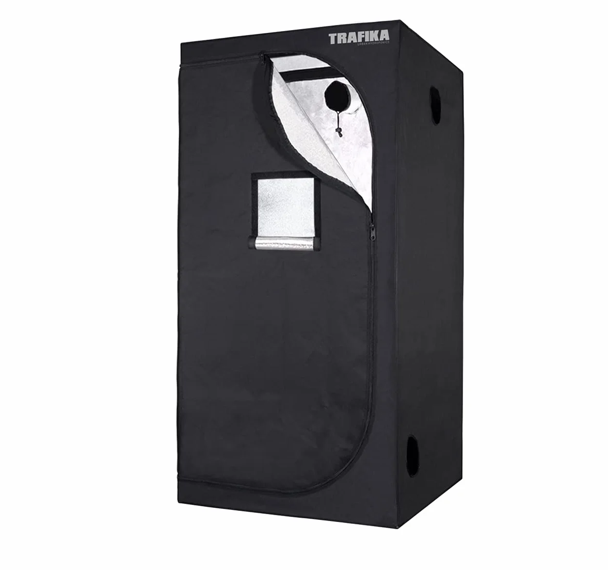 TRAFIKA Armario Cultivo Interior 120x120x200cm / Grow Tent/Grow Box/Armario Cultivo Indoor/Armario Grow Hidropónico/Reflectividad Mylar Premium 97%