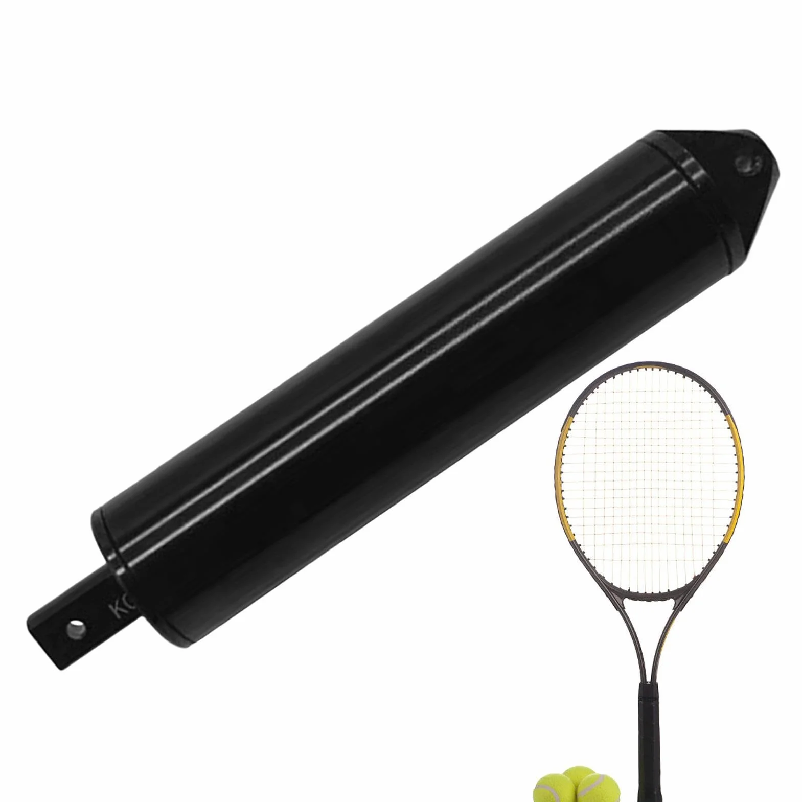 Calibrador de tensión de cuerdas para raquetas de bádminton, tenis y squash