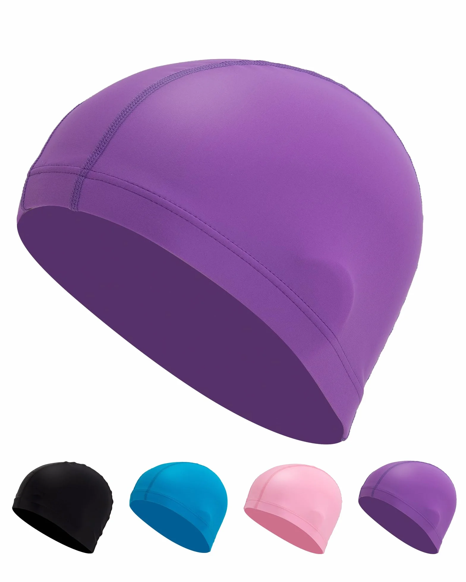 Gorro Piscina Niños Tela 4-10 Años Cómodo Elástico Duradero