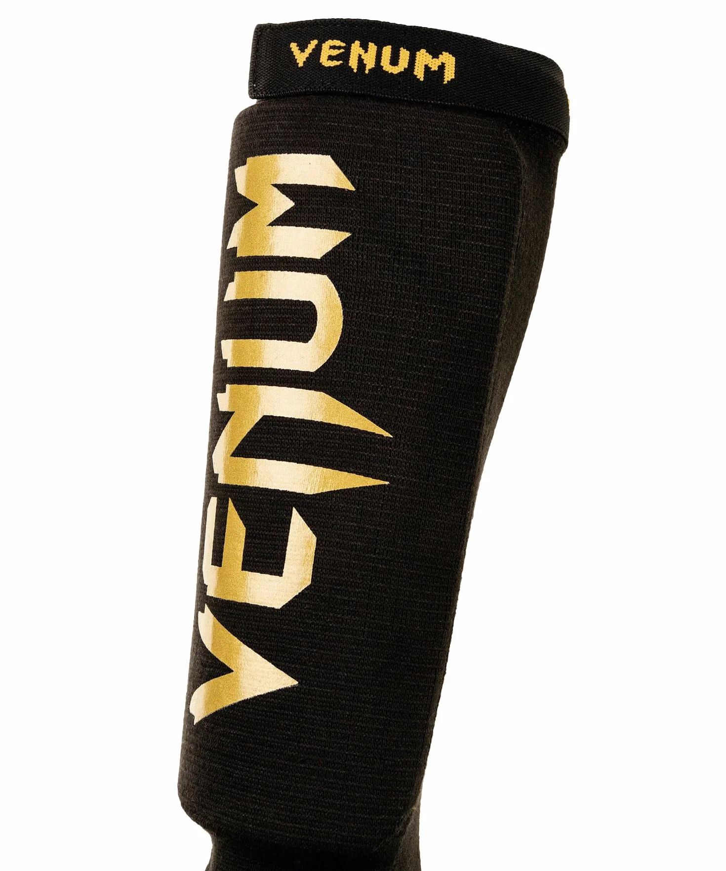VENUM Kontact Shin Guards, Espinilleras Unisex, Negro/Oro, XS