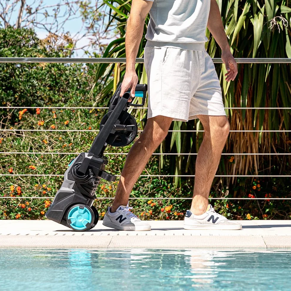 Cecotec Hidrolimpiadora de Alta Presión HydroBoost 2000 Car&Garden Pro. 2000W, Hogar, Jardín o Coche, Caudal de 450 l/h, 150 Bares de Presión, Bomba de Aluminio, Radio de Acción 14m