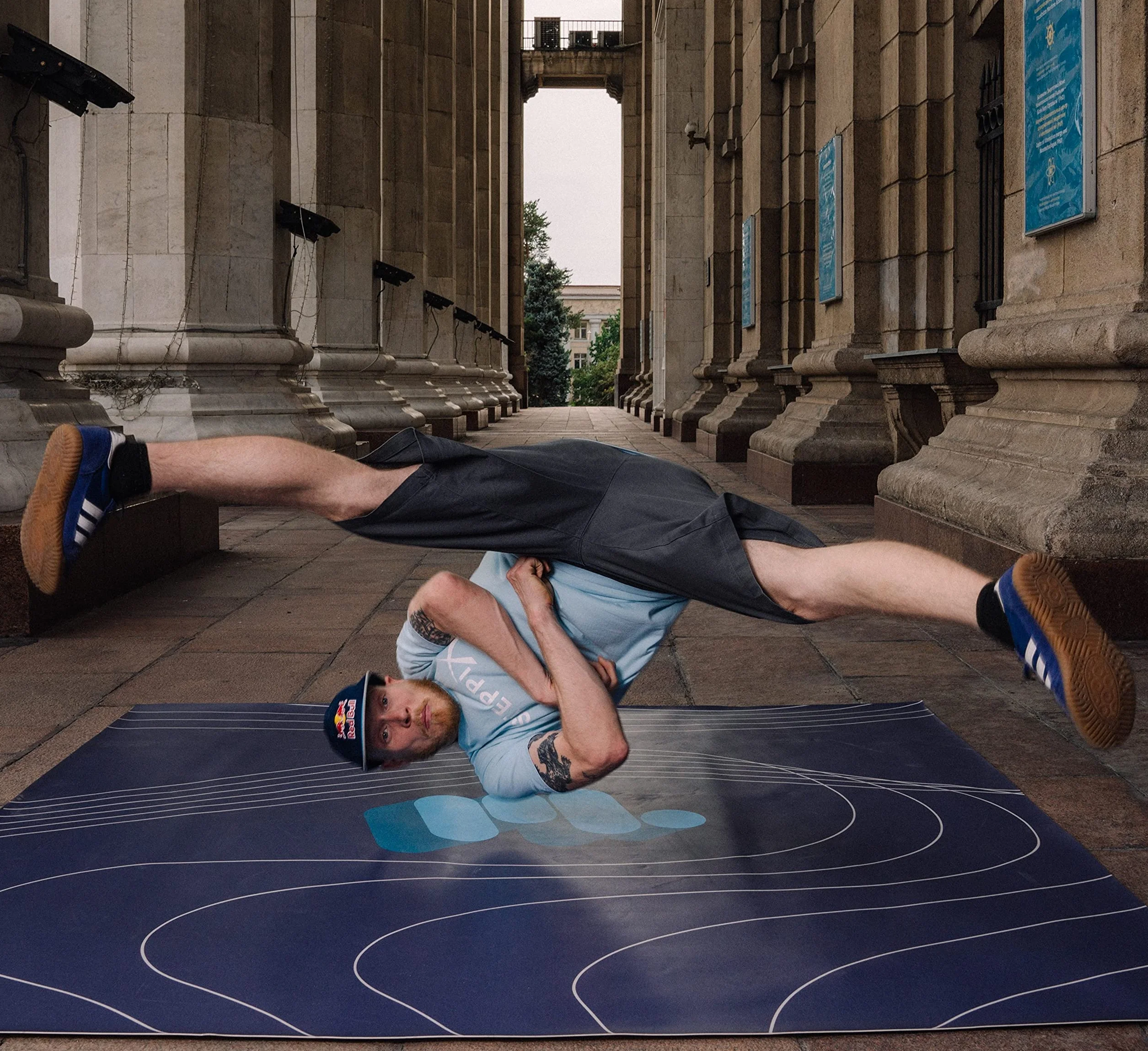 Alfombra de baile para breakdance 195 x 195 cm regalo Bboys Bgirls