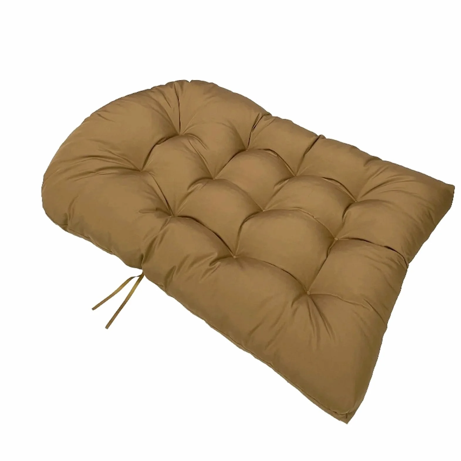 Genérico Cojín de Repuesto para Silla Colgante Tipo Huevo (Exterior), Almohadilla Gruesa, Impermeable y Estampada en Forma de U para Columpios de Patio y jardín