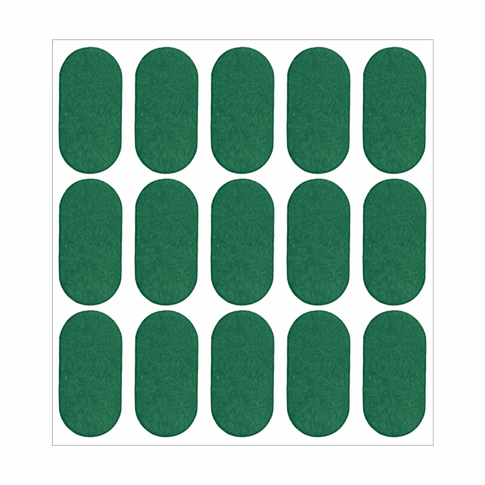 Parche de reparación de tela de billar con puntos de marcado