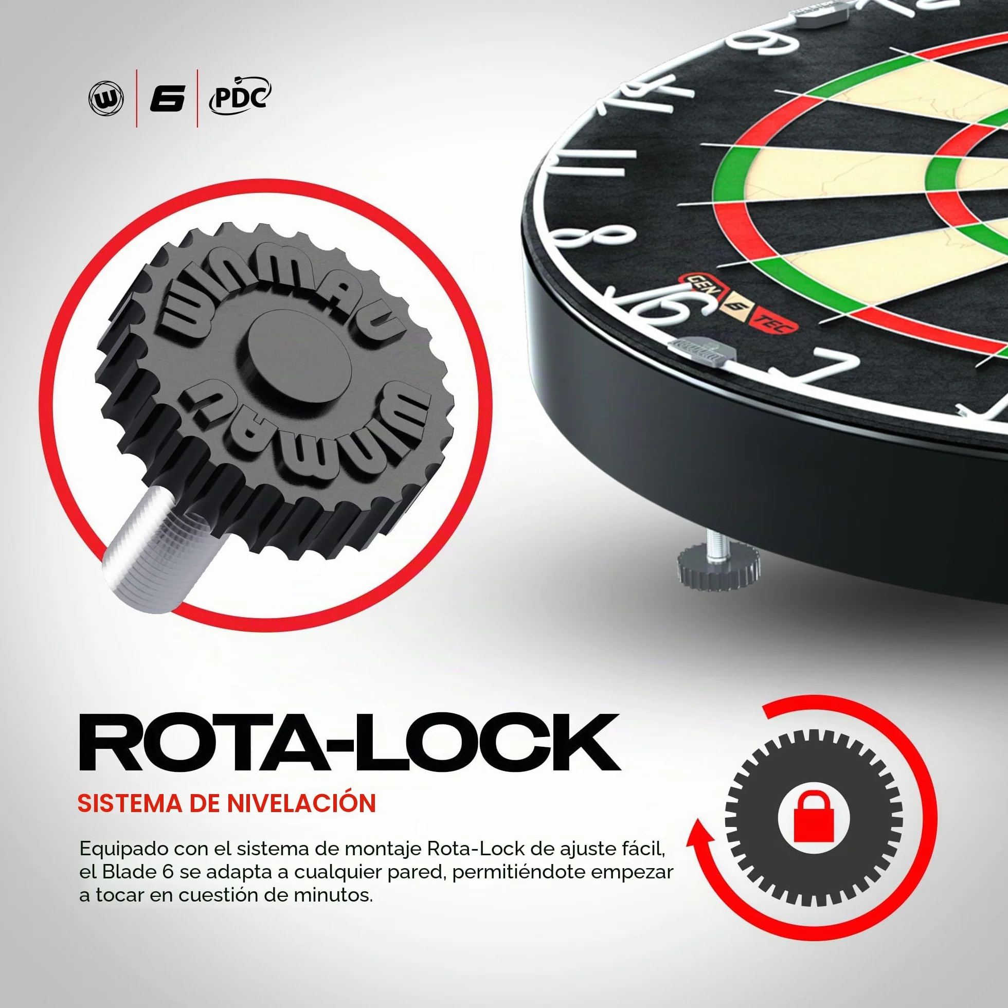 WINMAU Blade 6 Professional Bristle Dartboard Official Tournament