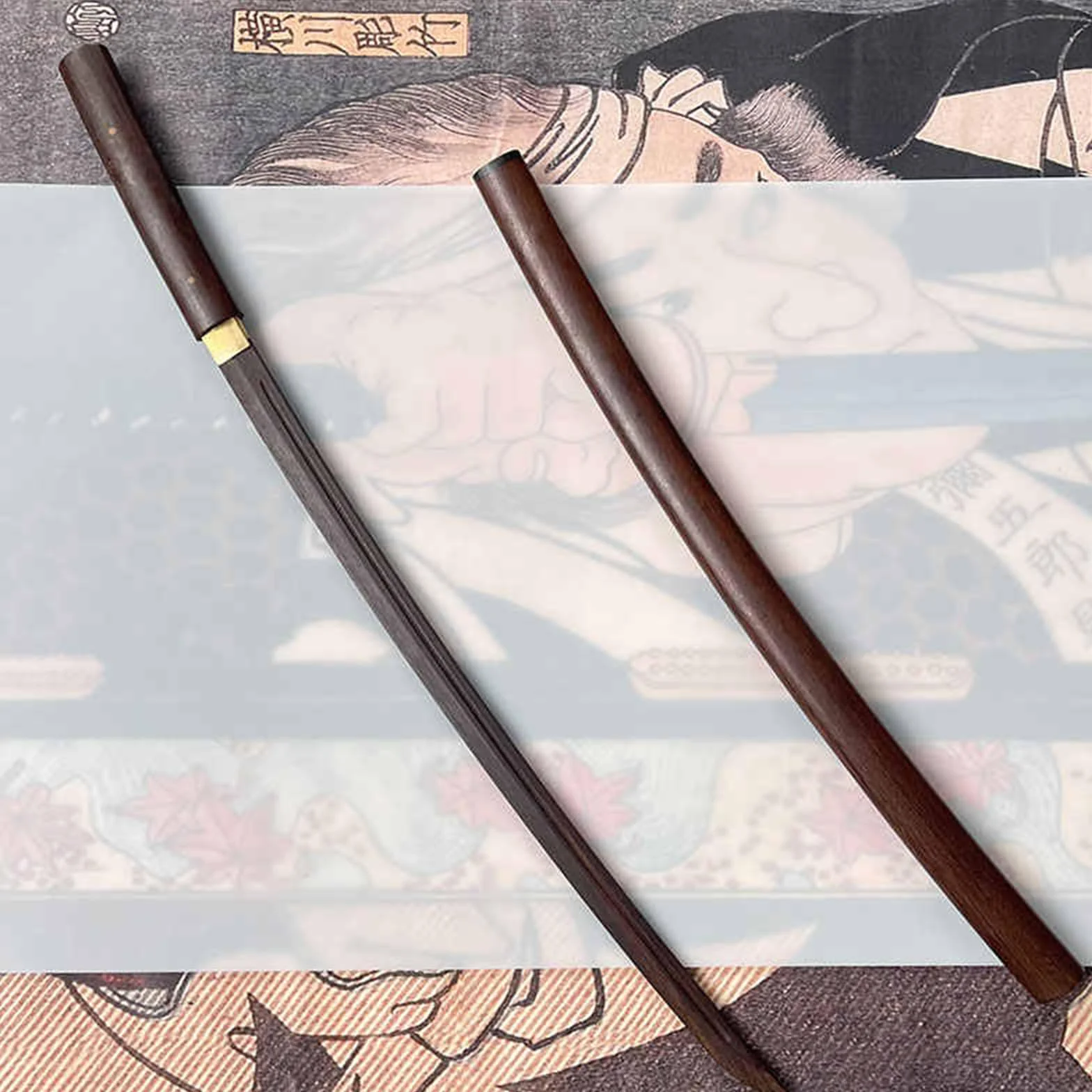 Bokken de Palisandro Natural 103 cm, Katana Japonesa de Madera para Kendo, Iaido y Cosplay