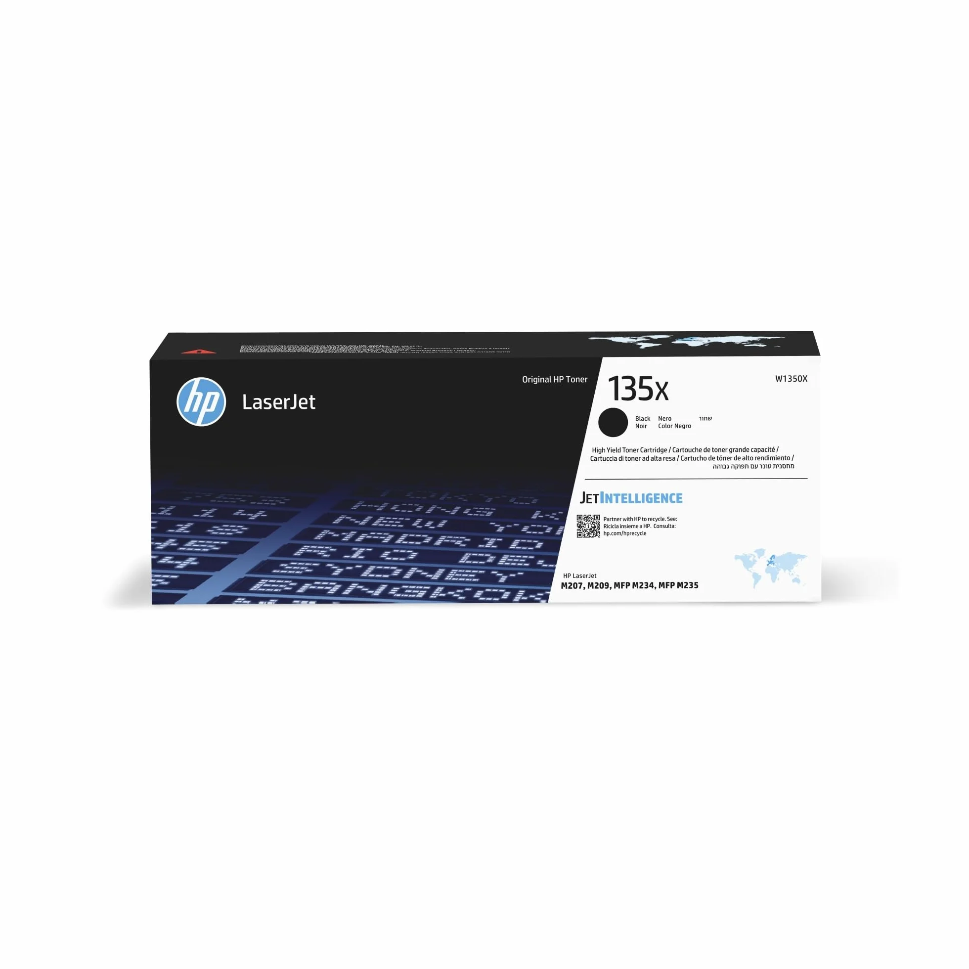 HP 135X W1350X Cartucho Tóner Original Alta Capacidad Negro 2400 páginas para HP LaserJet M209dwe MFP M234sdwe