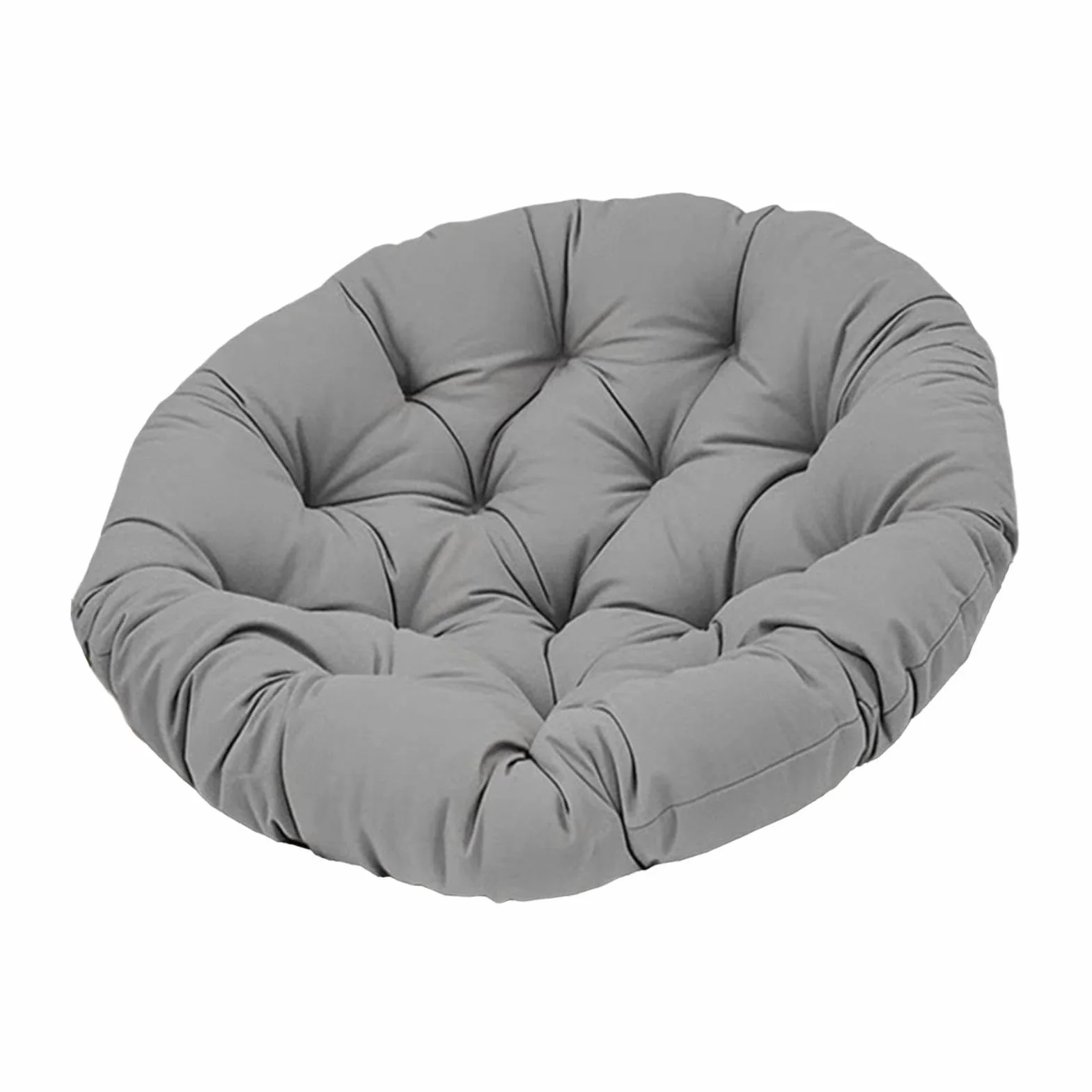 Cojín para Silla Colgante, cojín para Asiento de Exterior, para Silla Columpio Multiusos para Interior y Exterior, Gris