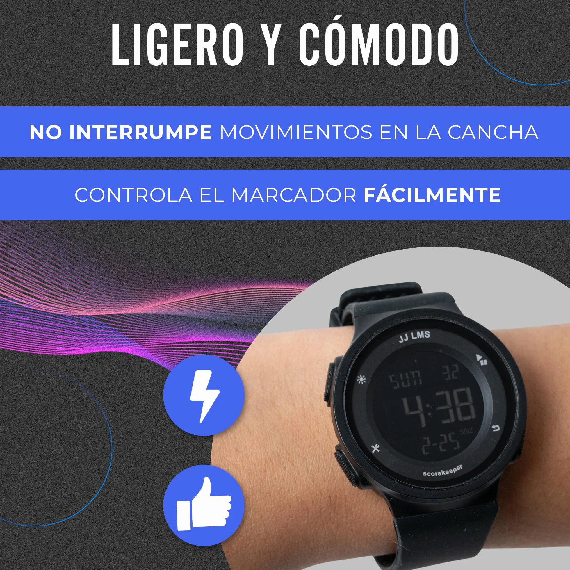Reloj Padel Scorekeeper Contador Puntos Padel