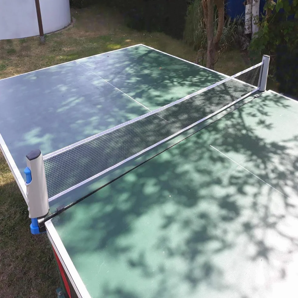 Red de Tenis de Mesa Portátil Retráctil, Longitud Ajustable 175 x 14.5 cm