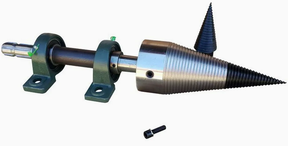 Separador de Madera, Juego para ensamblar un Divisor con una Toma de Fuerza PTO Cono 120 mm de diámetro LT120