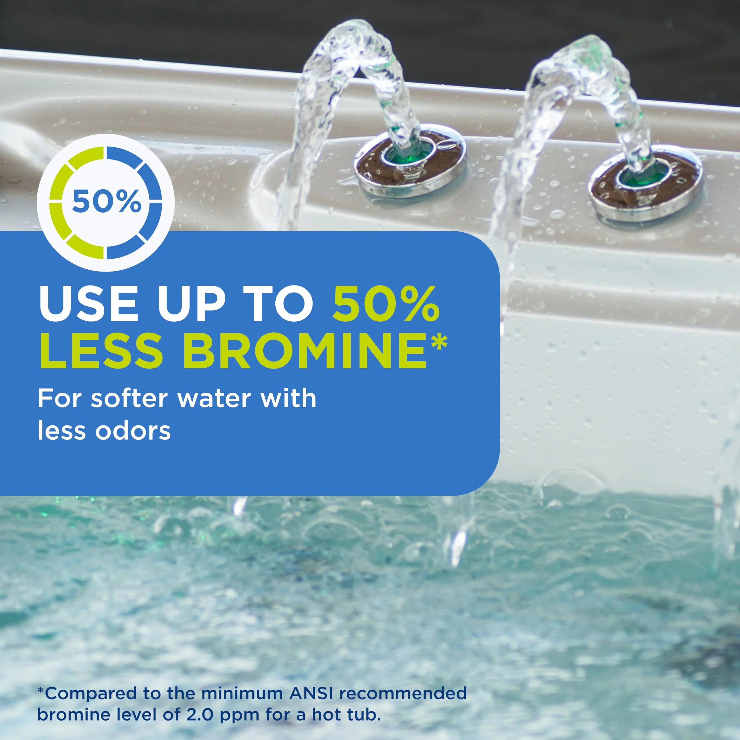 FROG Serene - Kit de cartucho de repuesto mineral y bromo para uso con el sistema de desinfección flotante FROG Serene, precargado para un mantenimiento rápido y fácil de la bañera de hidromasaje