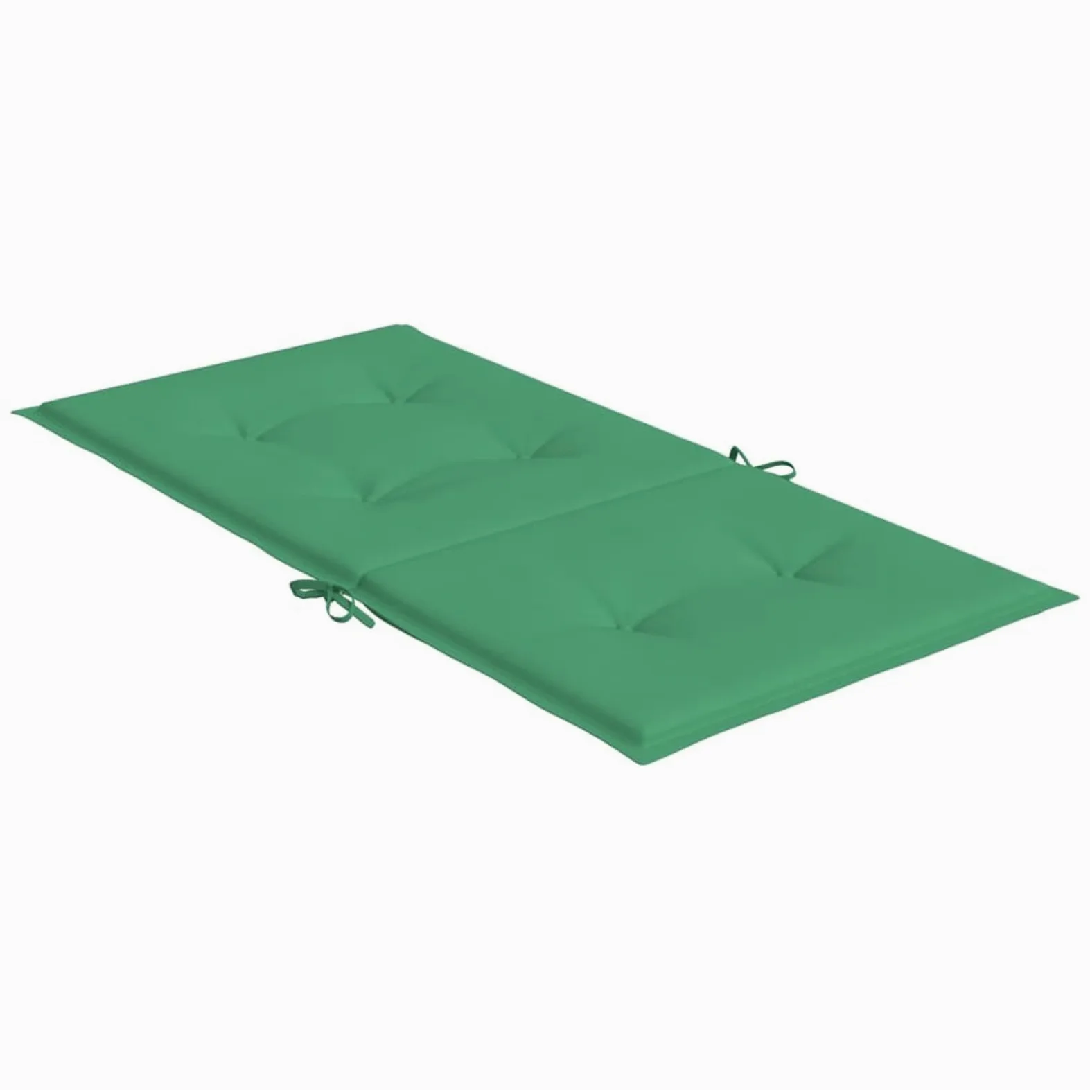 Cojines para sillas de jardín 6 Unidades Verde 100x50x3 cm, Cojines Sillas Jardin, Cojin Silla Exterior, Cojines para Sillas, Cojín De Respaldo, Cojines Exterior - 314136