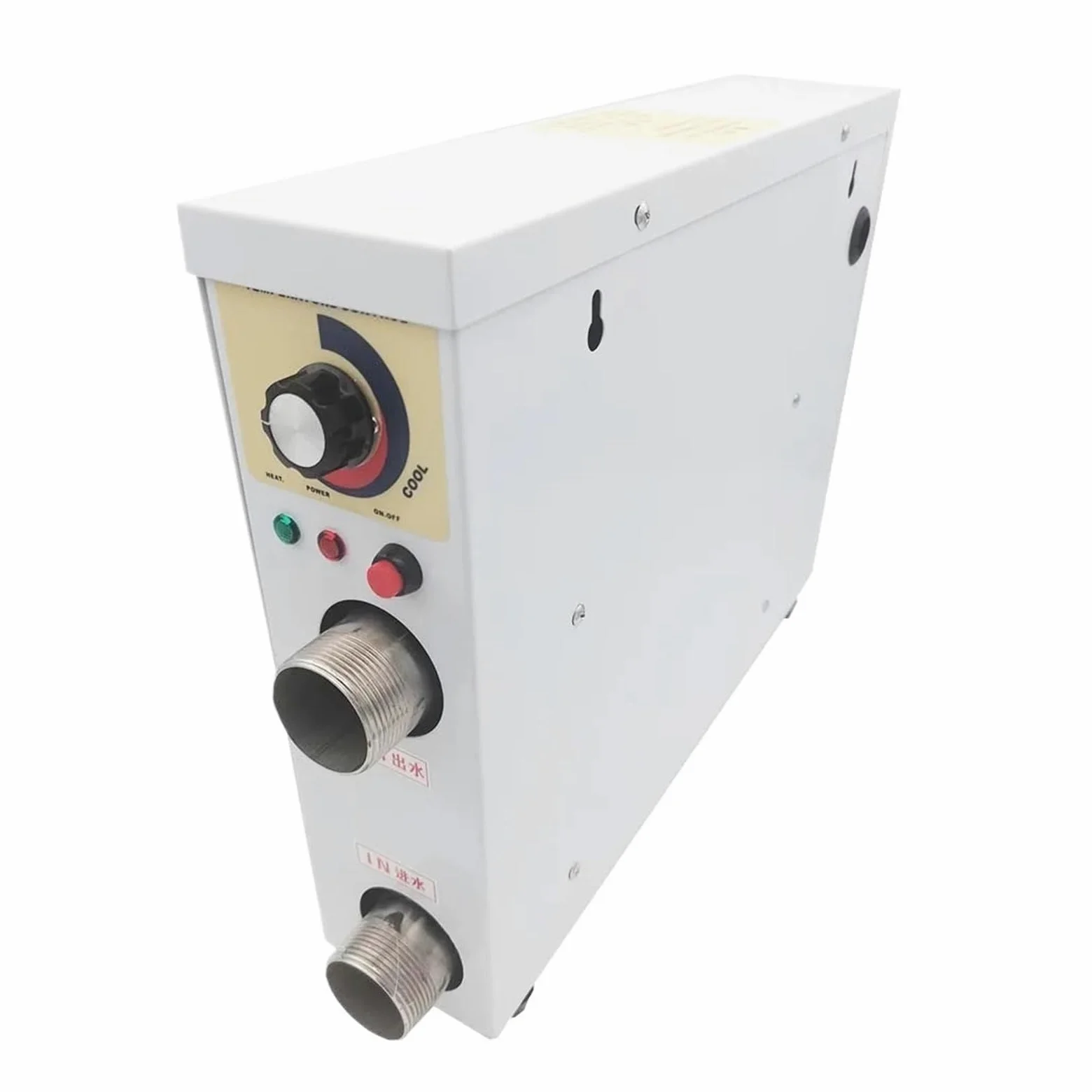 Bomba de calor de piscina de alta eficiencia, calentador de agua eléctrico de 5,5 kW a 18 kW, control de perilla para calefacción de piscina y spa